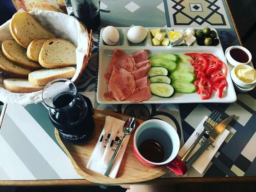 Breakfast in Happy Stay Hotel