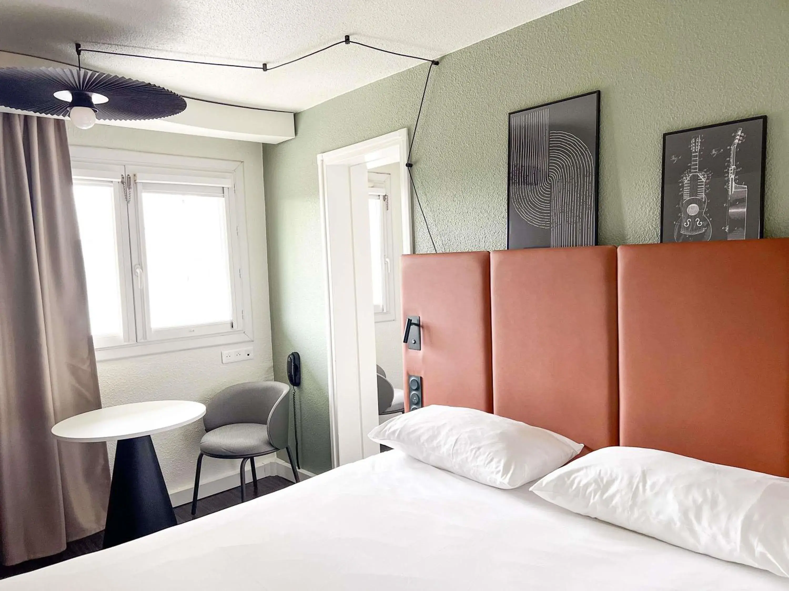 Bedroom, Bed in ibis Nîmes Ouest - A9 Bedroom, Bed in ibis Nîmes Ouest - A9