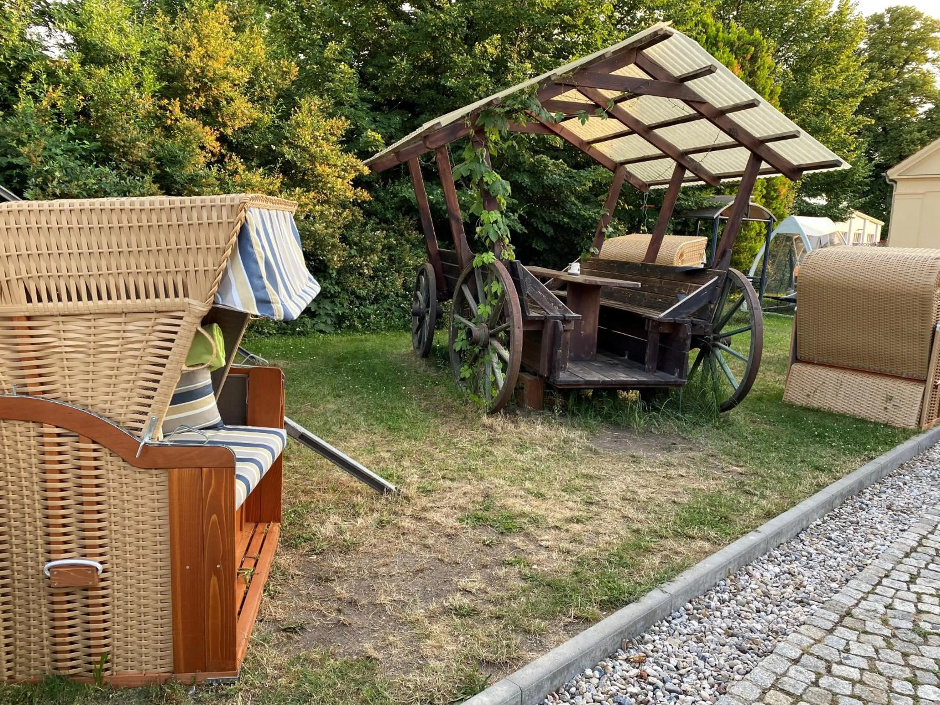 View (from property/room) in Ostsee Radlerpension Peitz