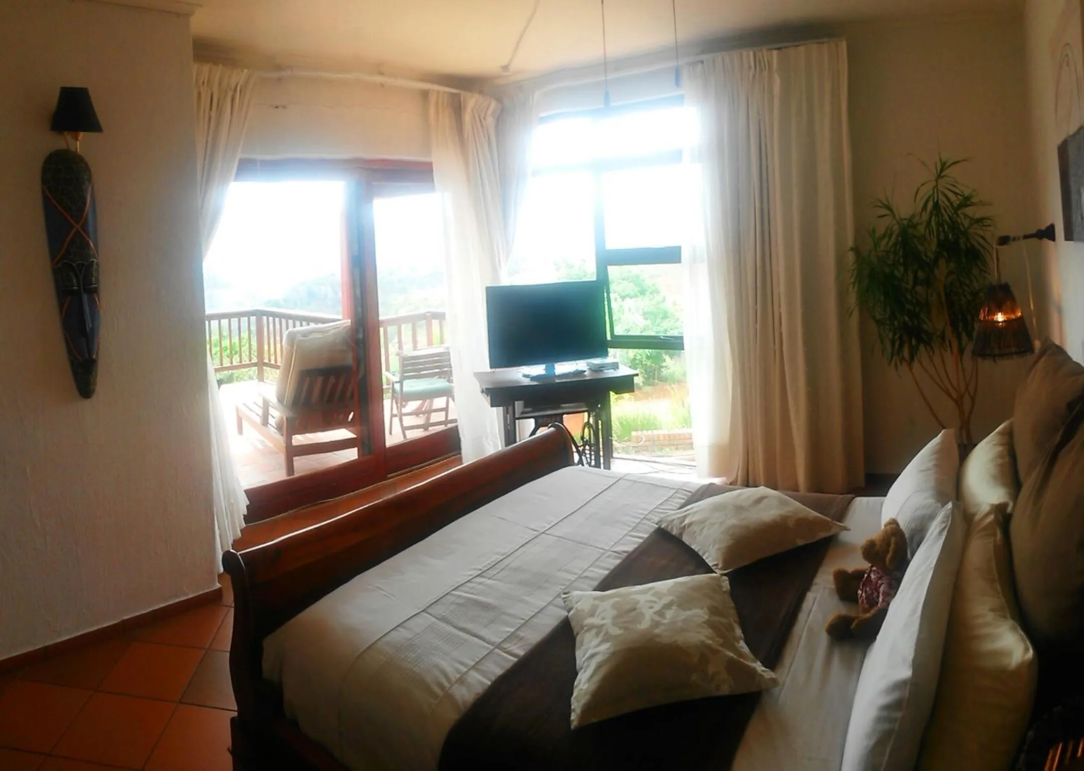 Bedroom in Acra-Retreat Mountain View Lodge