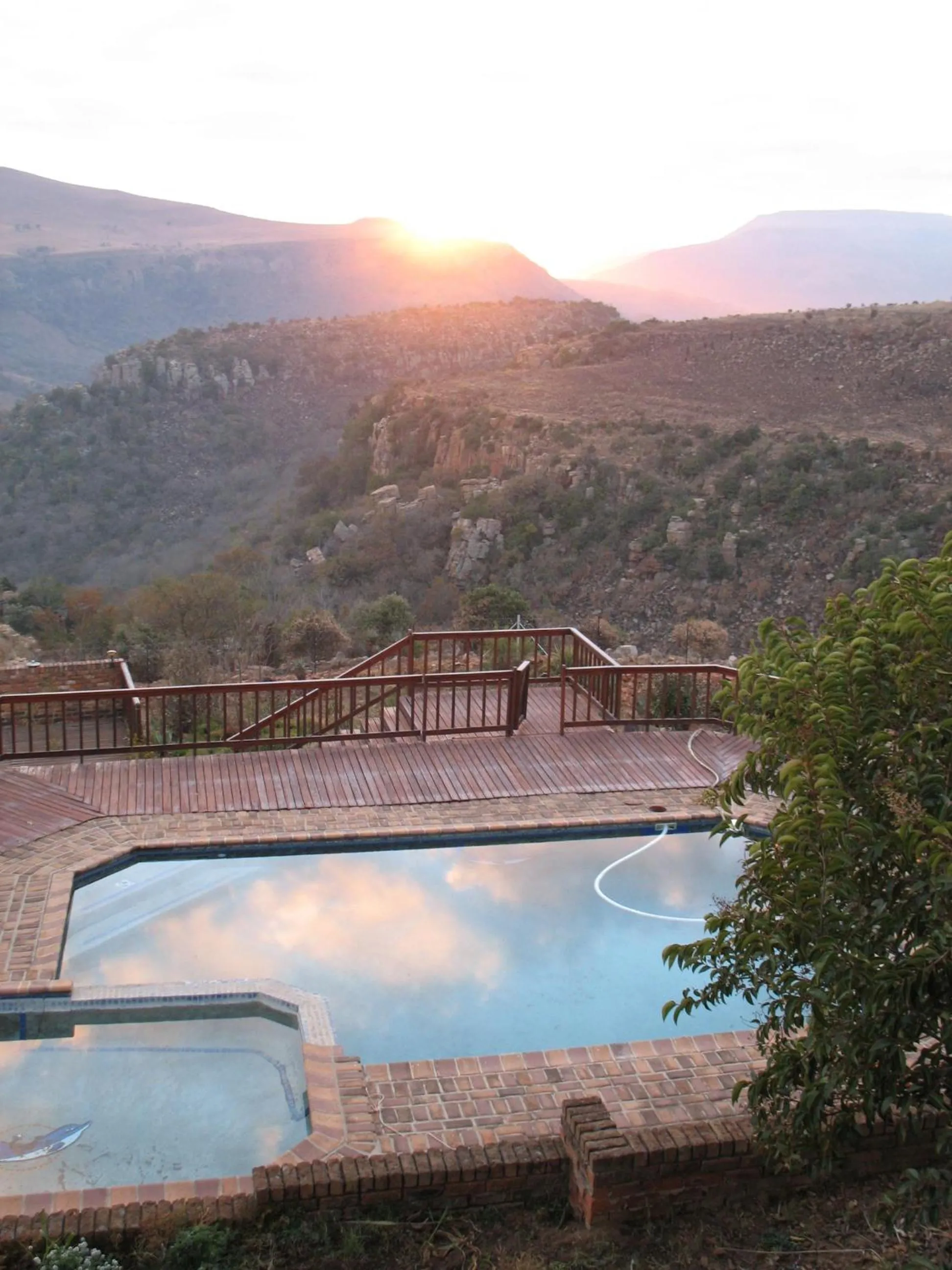Swimming pool in Acra-Retreat Mountain View Lodge