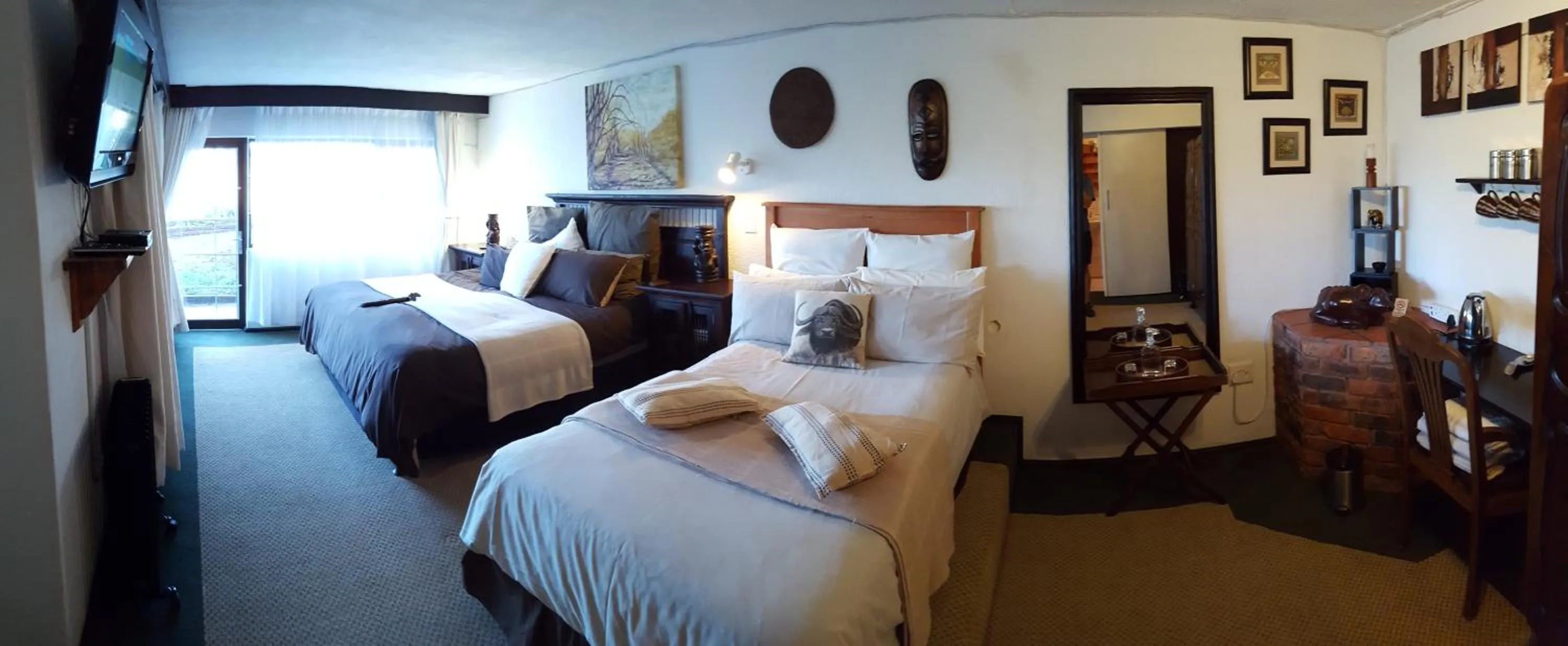 Bed in Acra-Retreat Mountain View Lodge