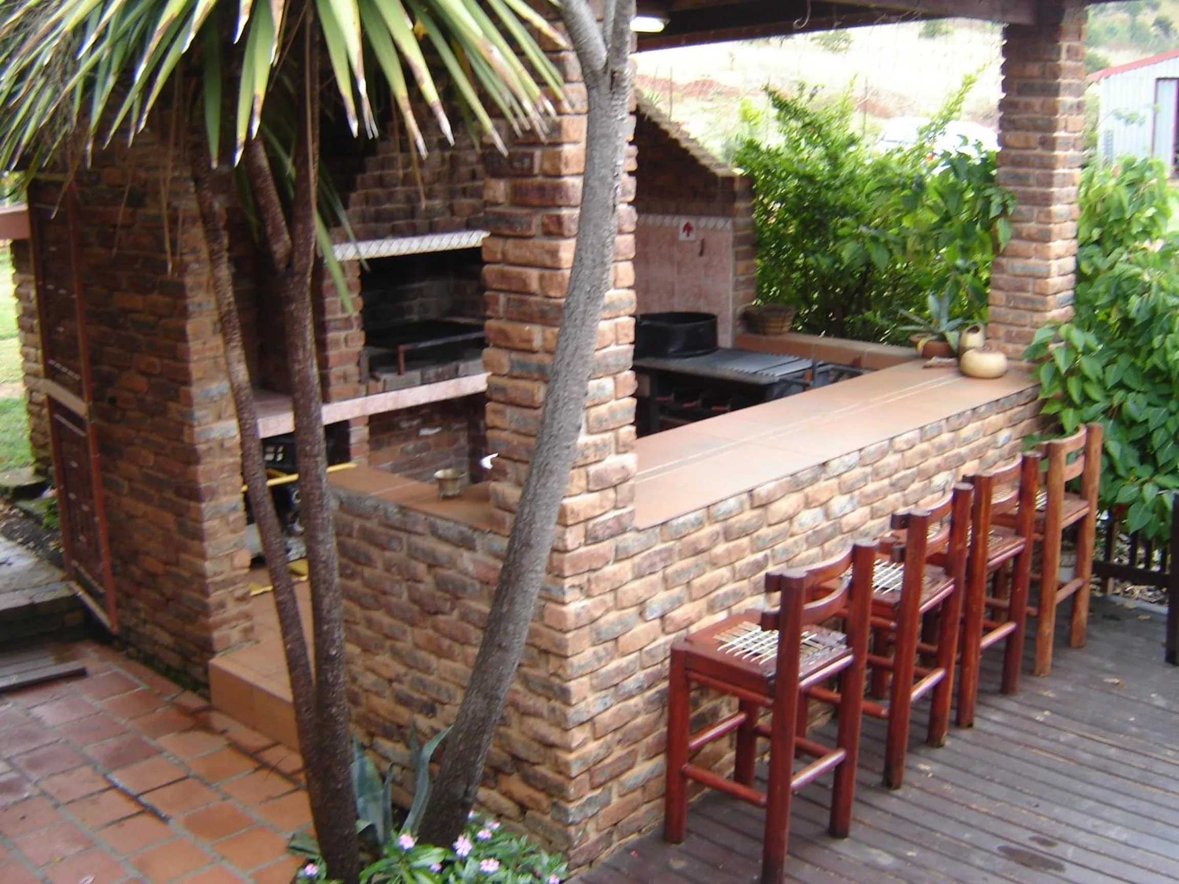 BBQ facilities in Acra-Retreat Mountain View Lodge