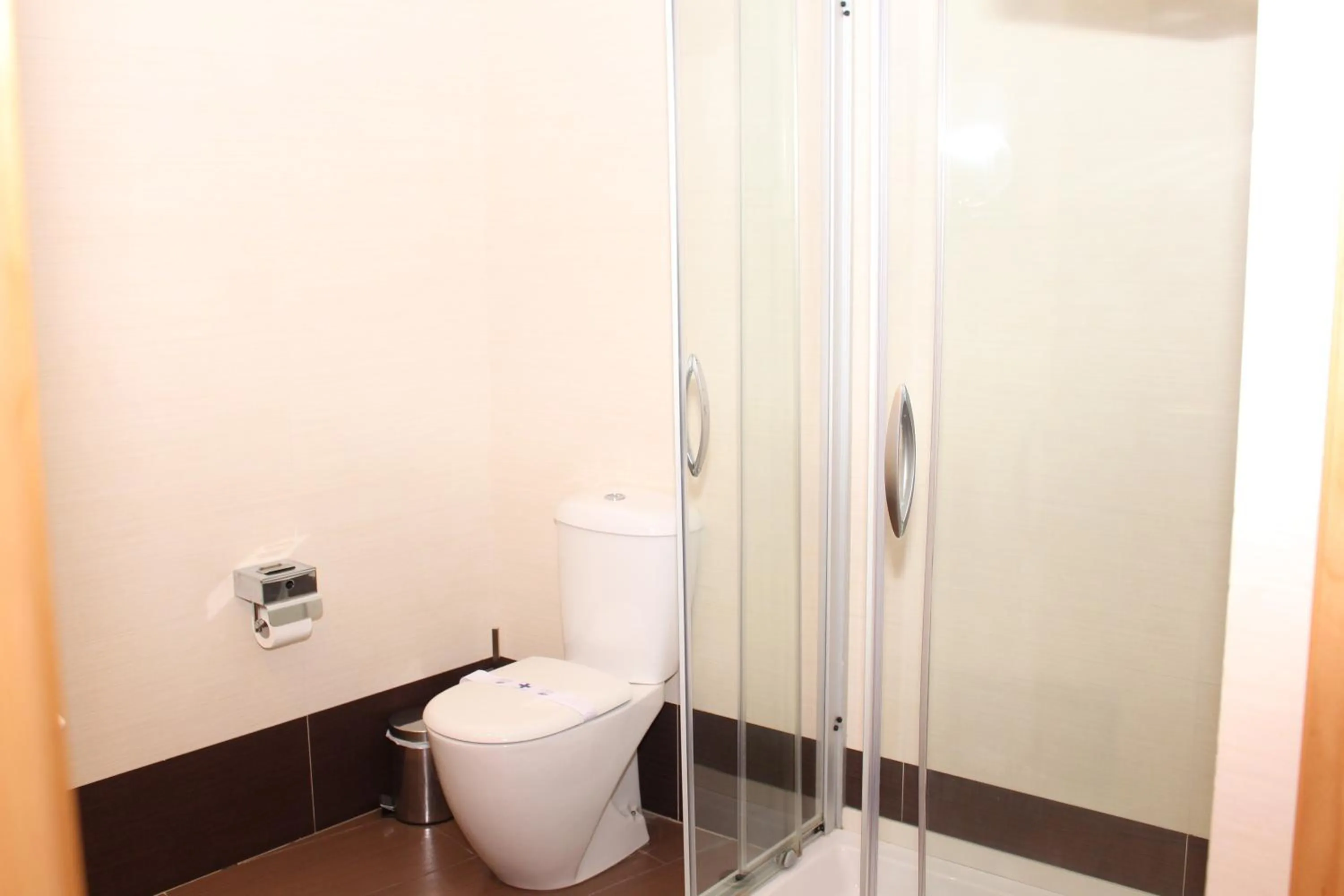 Shower in Hotel Ciutat d'Amposta