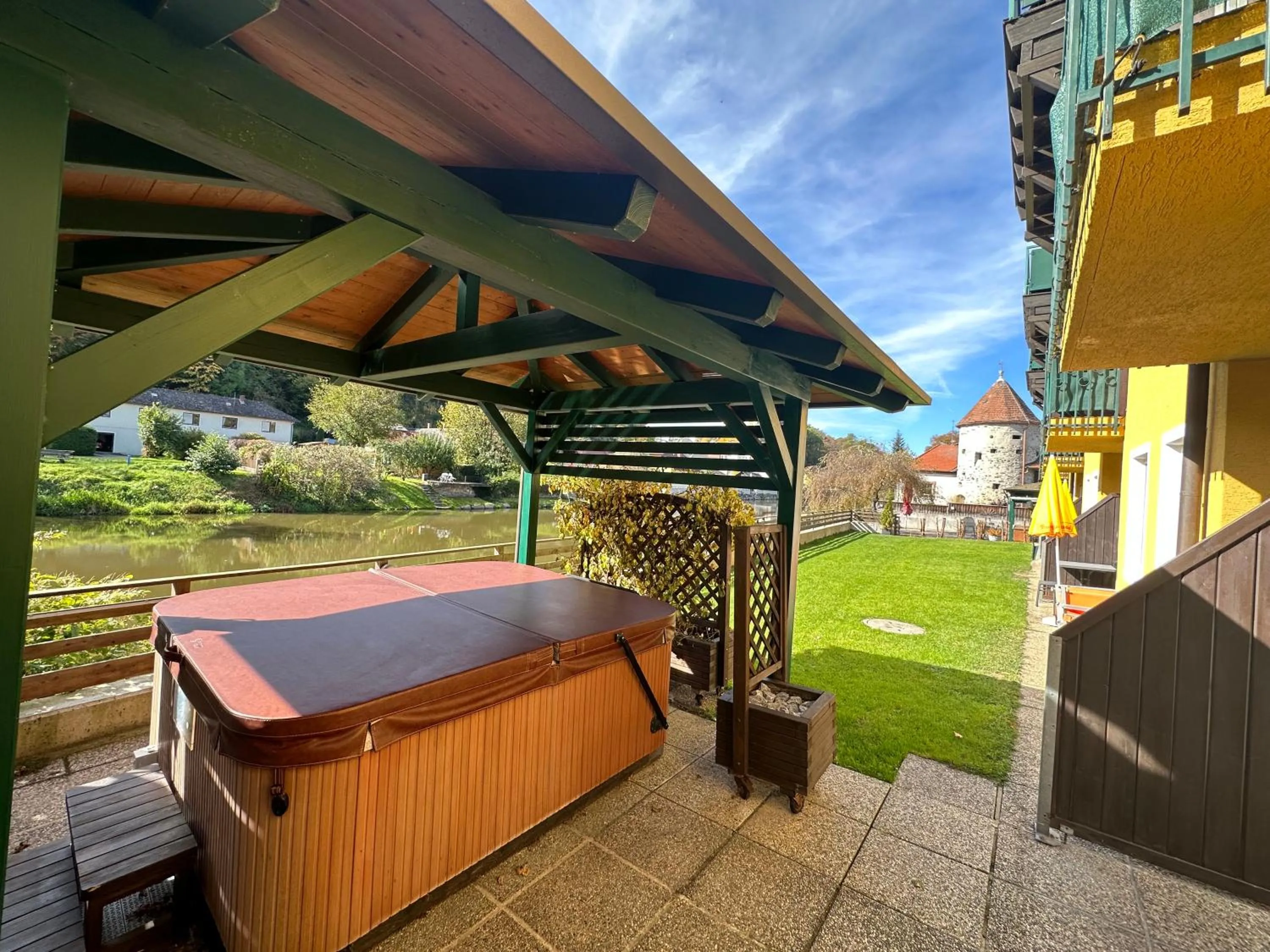 Garden in Stadthotel Raabs an der Thaya