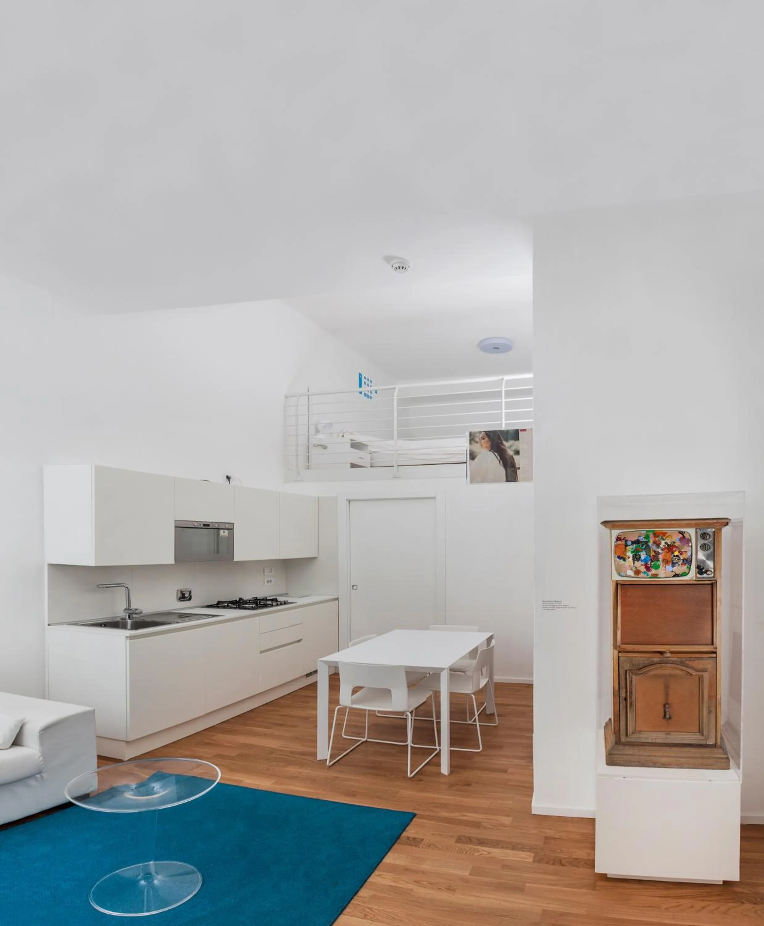 Kitchen or kitchenette in Felix Hotels - Residence Hotel Grandi Magazzini