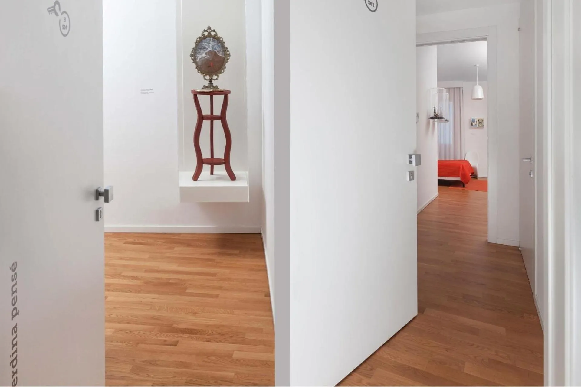 Bed in Felix Hotels - Residence Hotel Grandi Magazzini