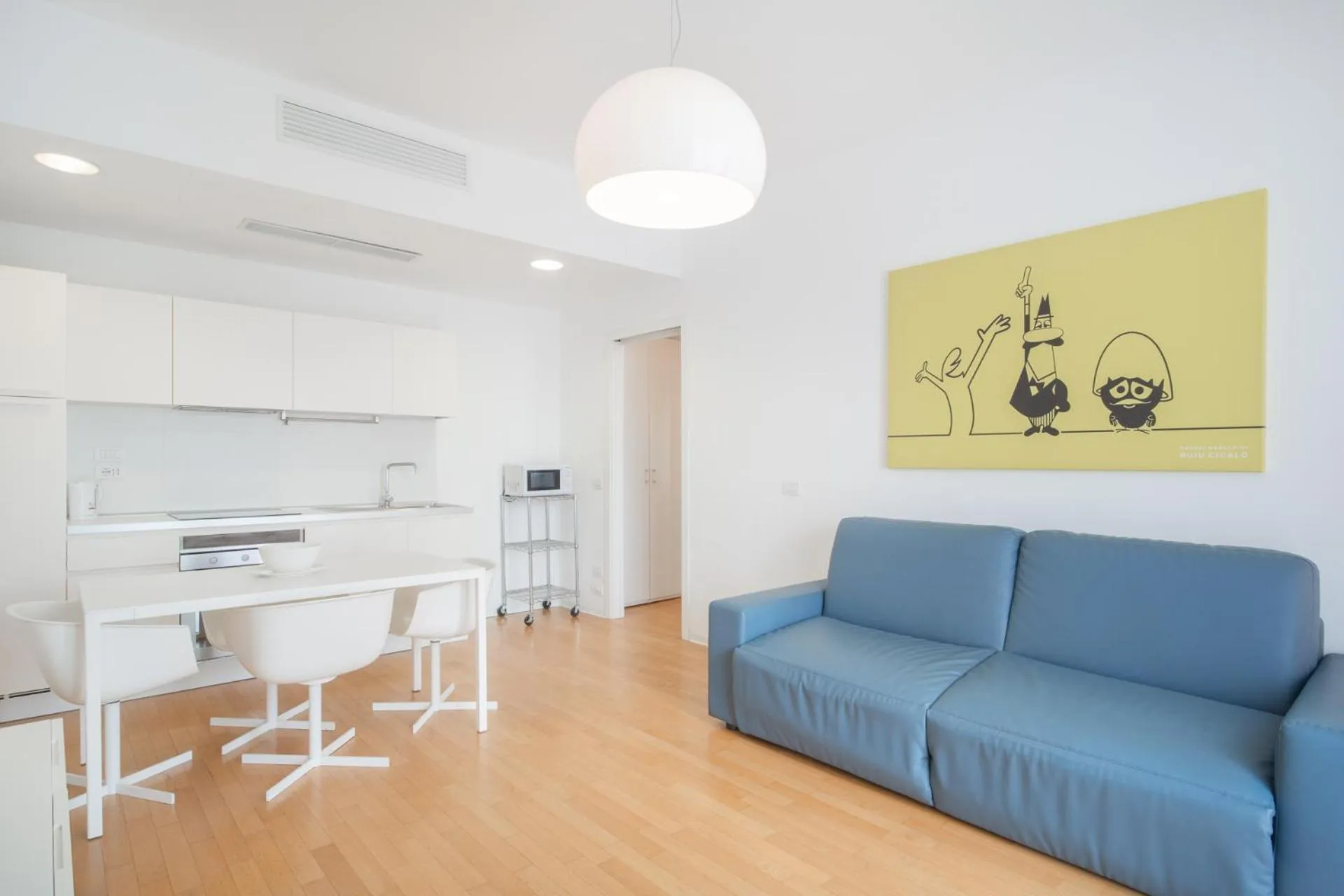 Kitchen or kitchenette in Felix Hotels - Residence Hotel Grandi Magazzini