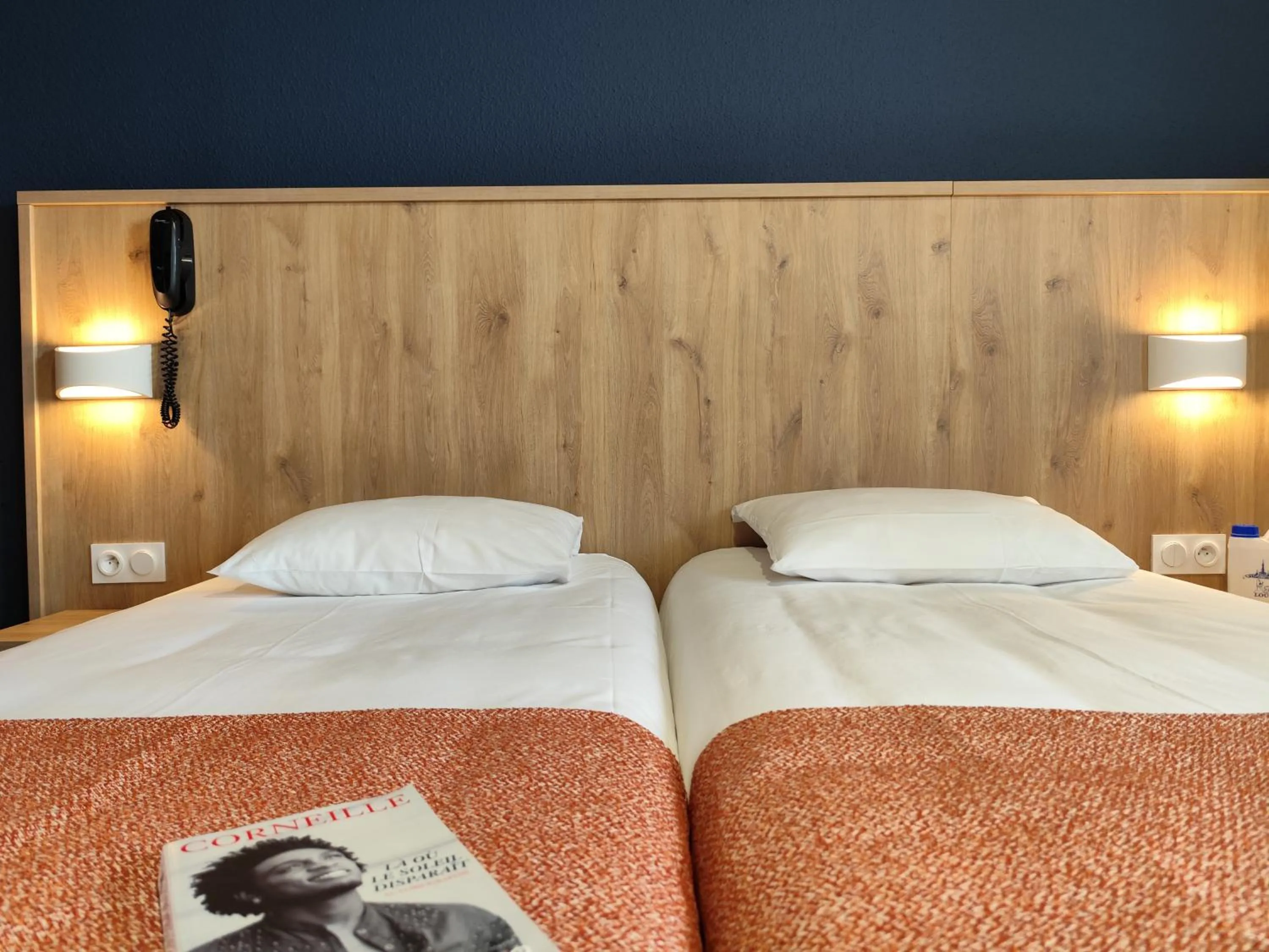 Photo of the whole room, Bed in Hôtel Hélianthe