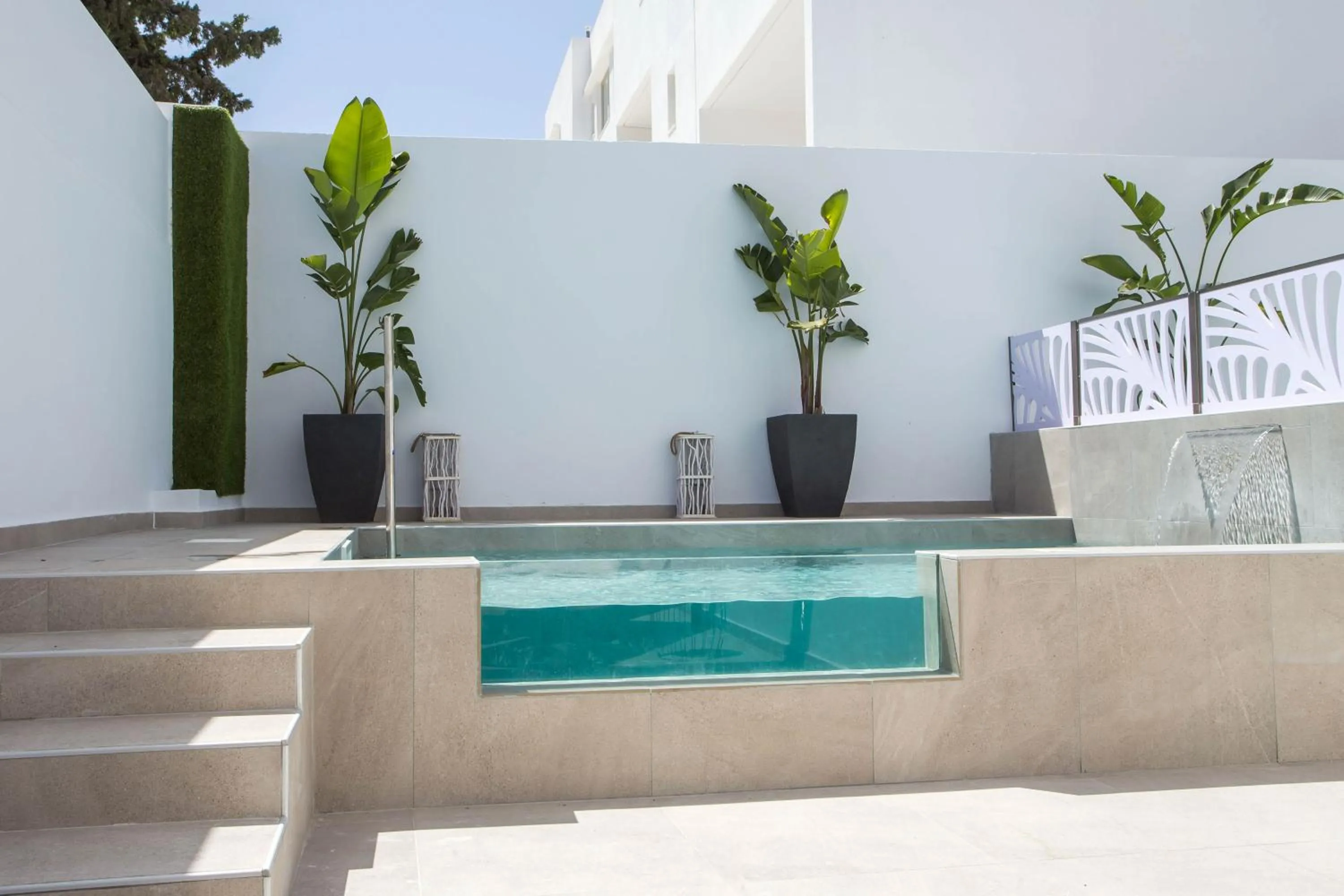 Pool view in CasaStavris - Aparts & Pool Suites