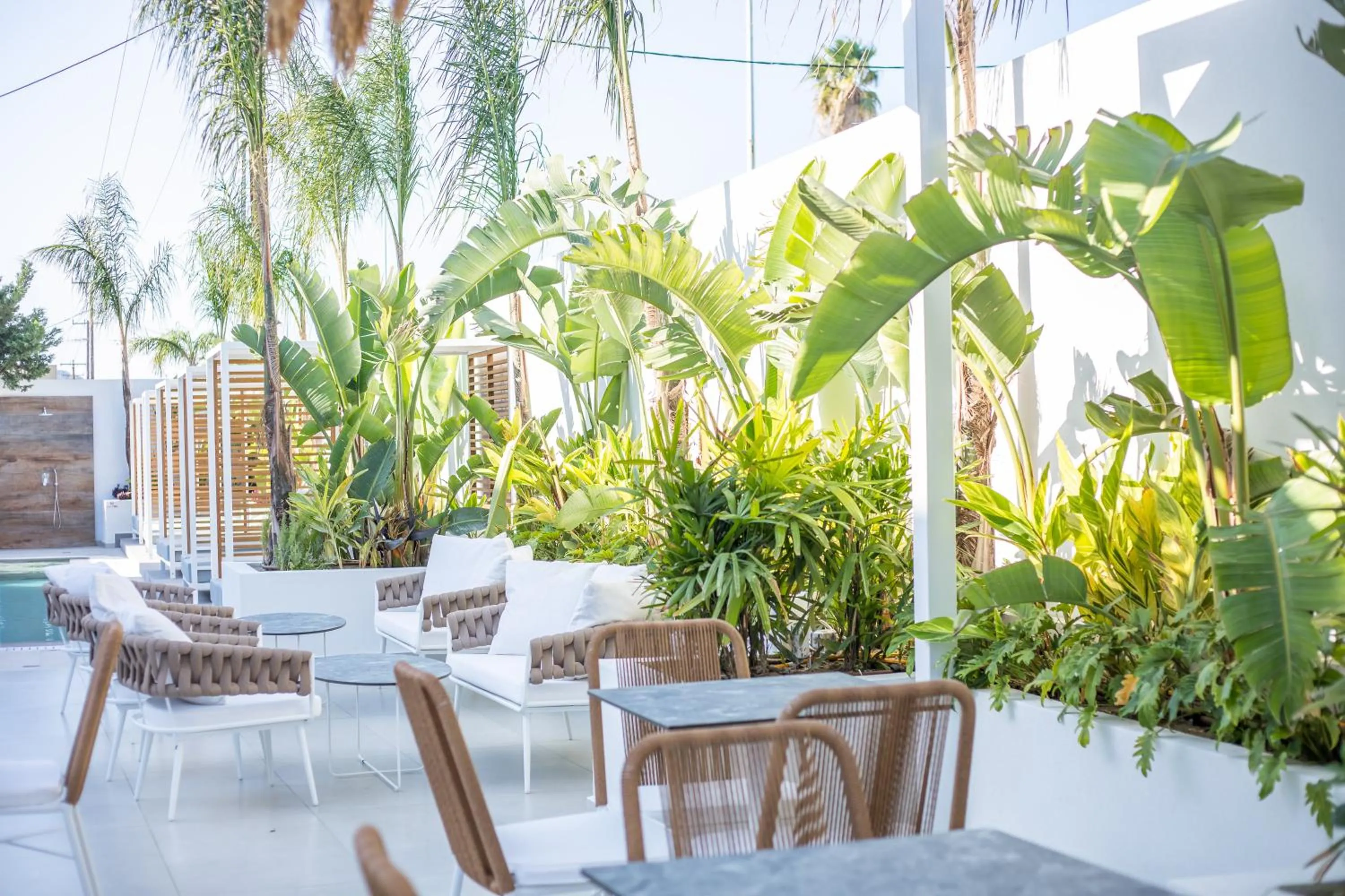 Seating area in CasaStavris - Aparts & Pool Suites