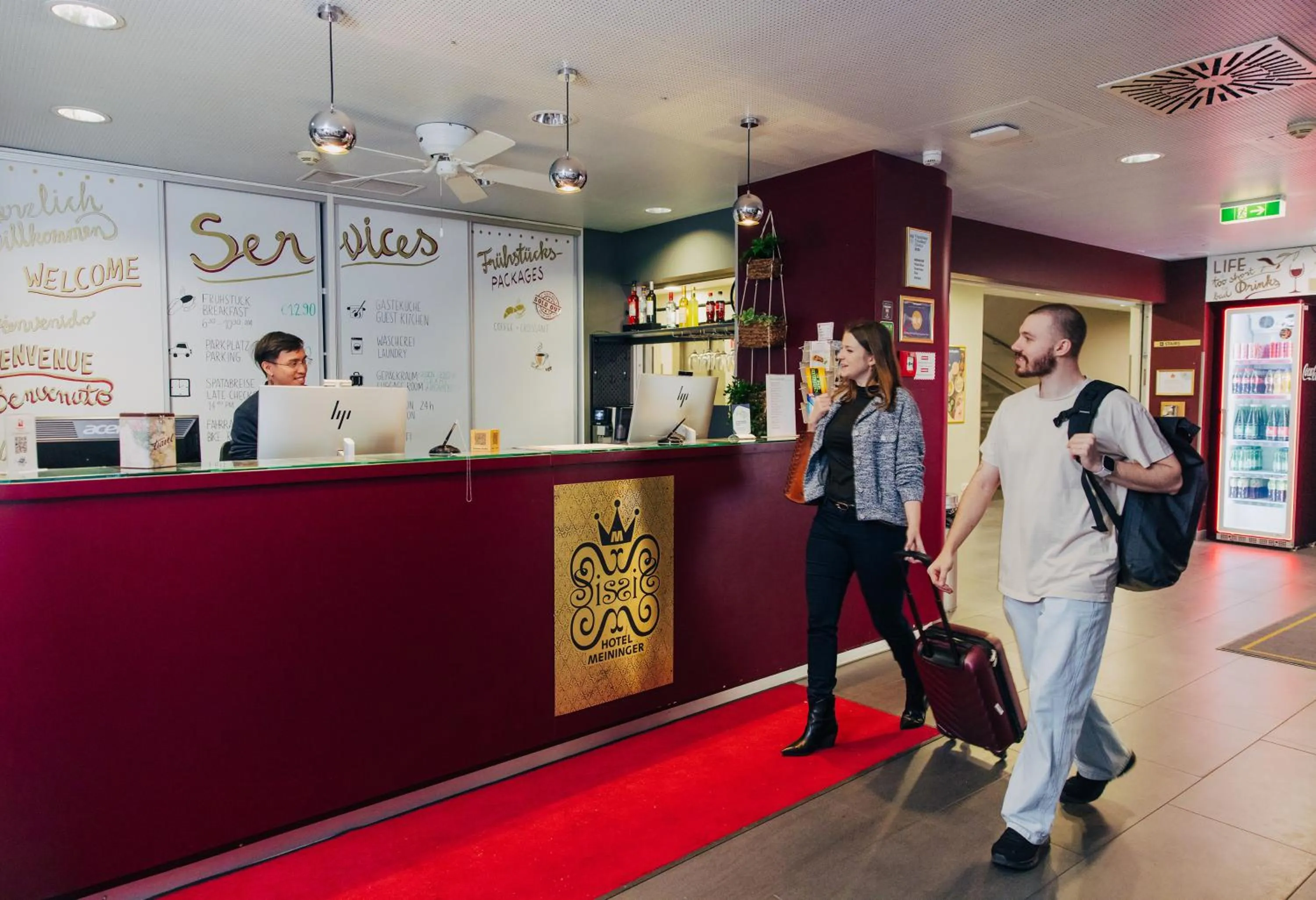 Lobby or reception in MEININGER Hotel Wien Downtown Sissi