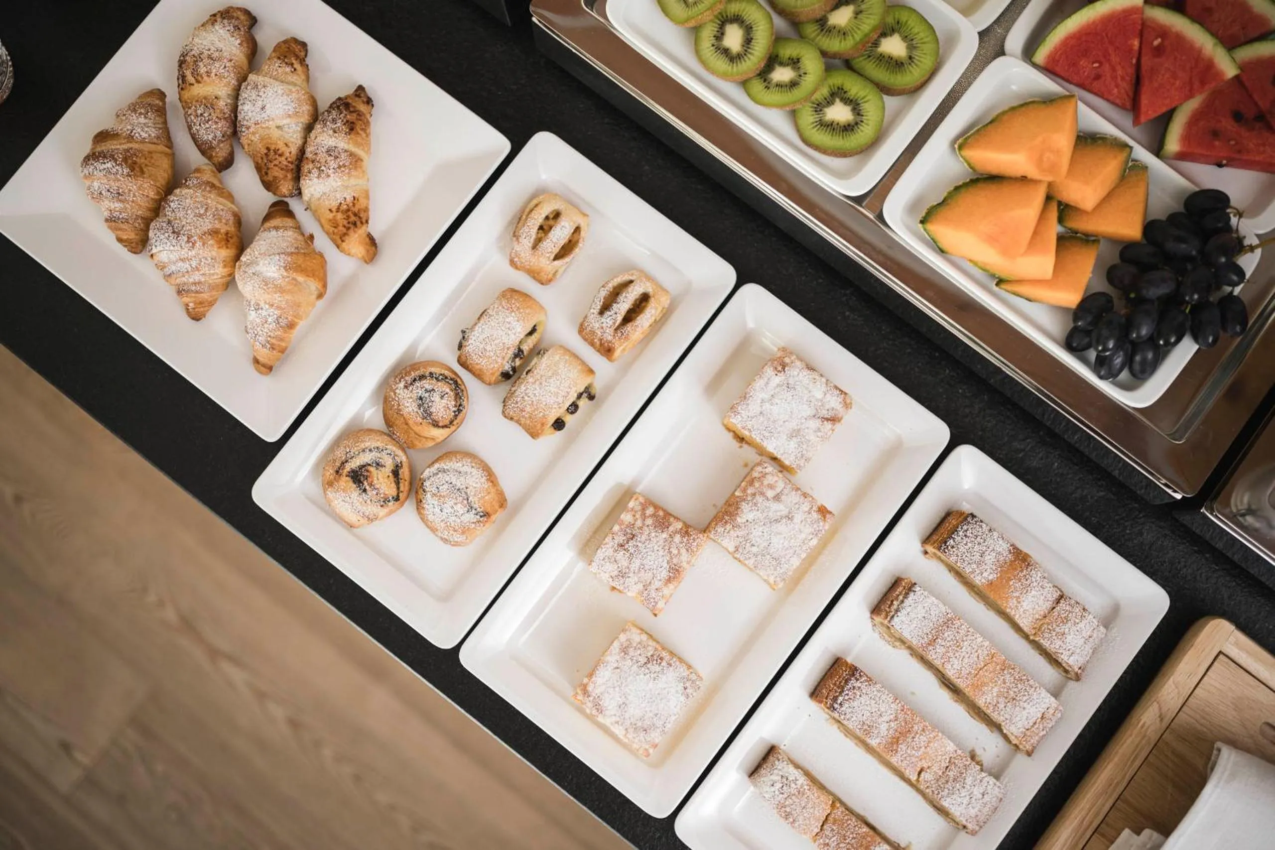 Buffet breakfast in Christophorus Mountain Residence