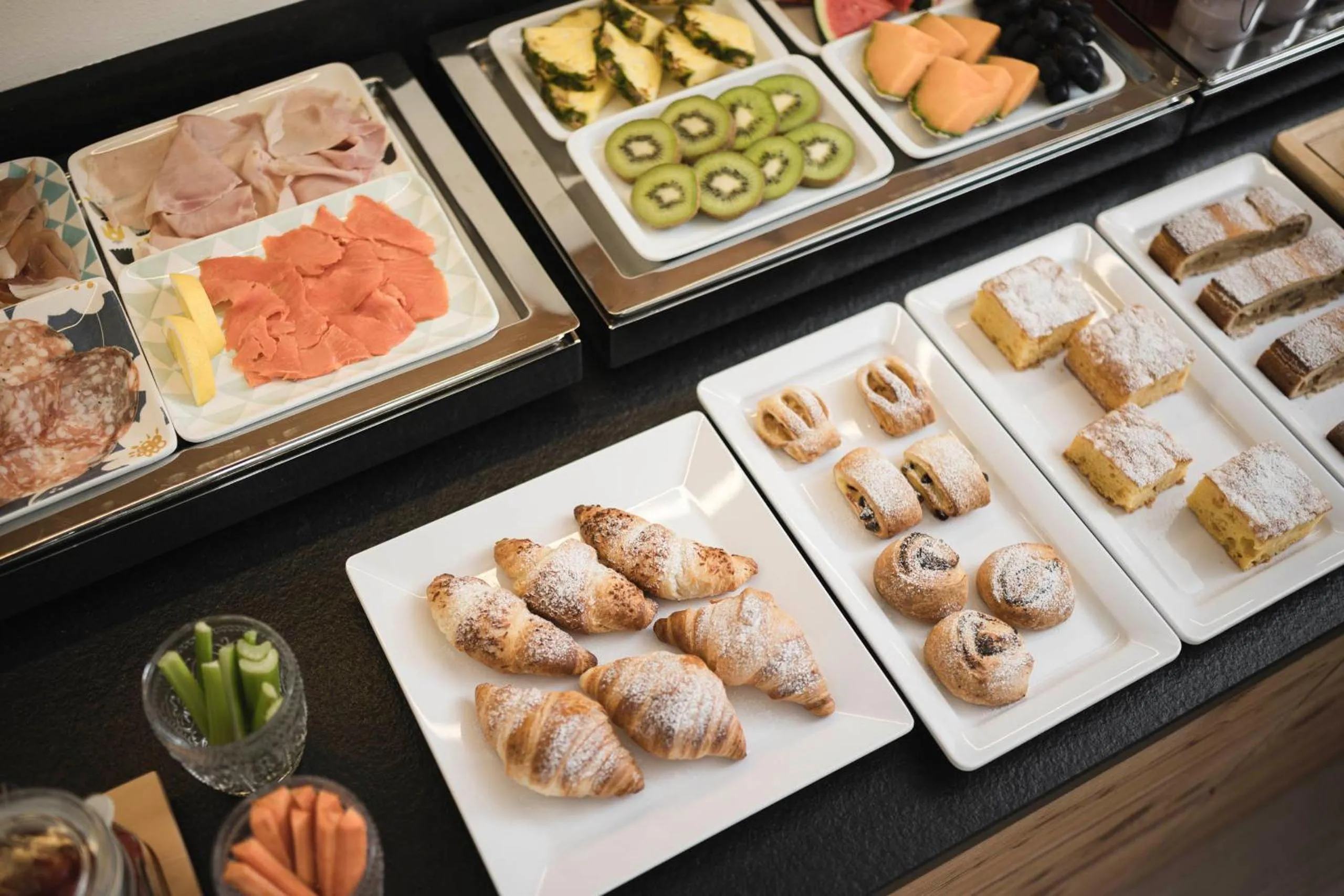 Buffet breakfast in Christophorus Mountain Residence