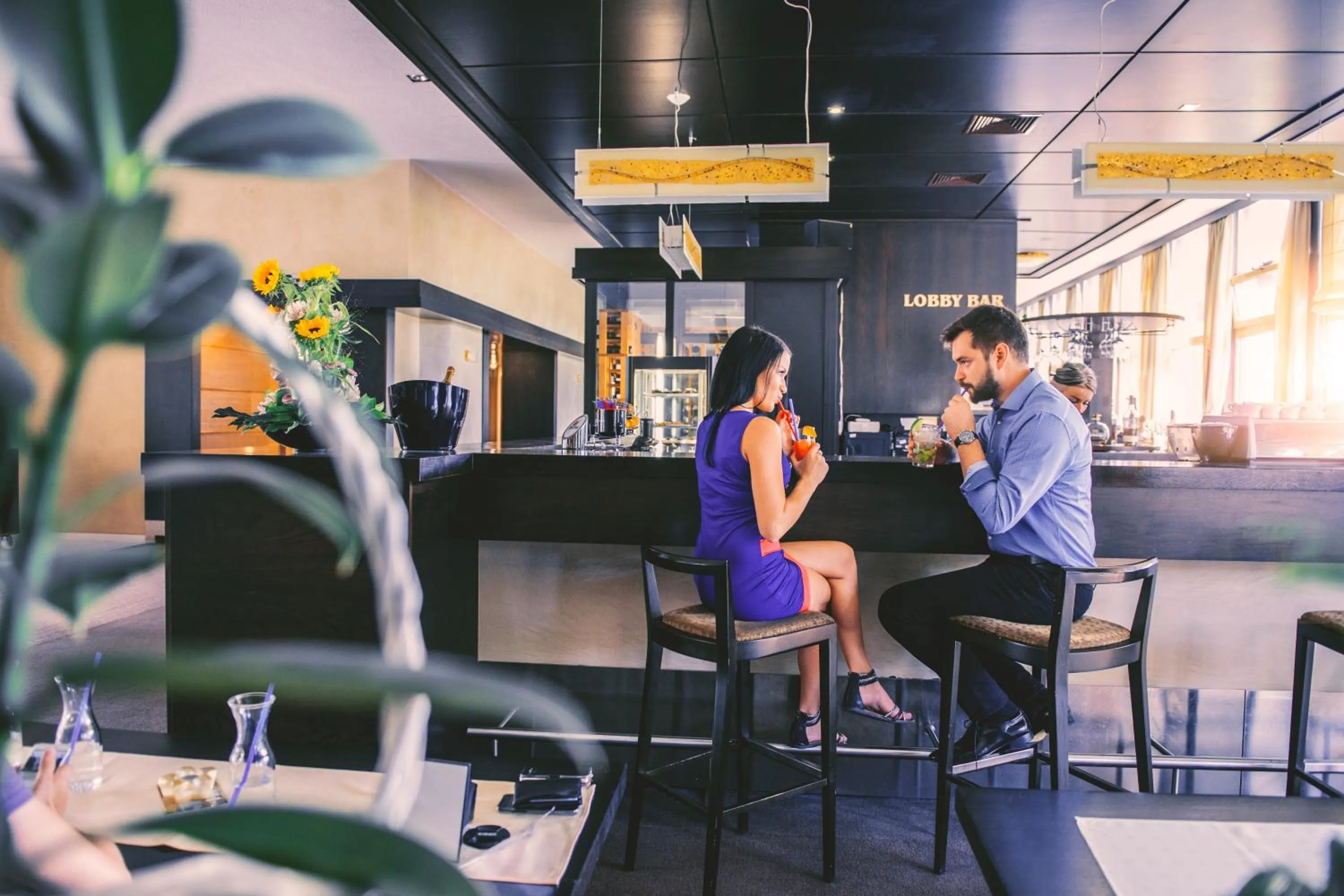Lobby or reception in Hotel Patria