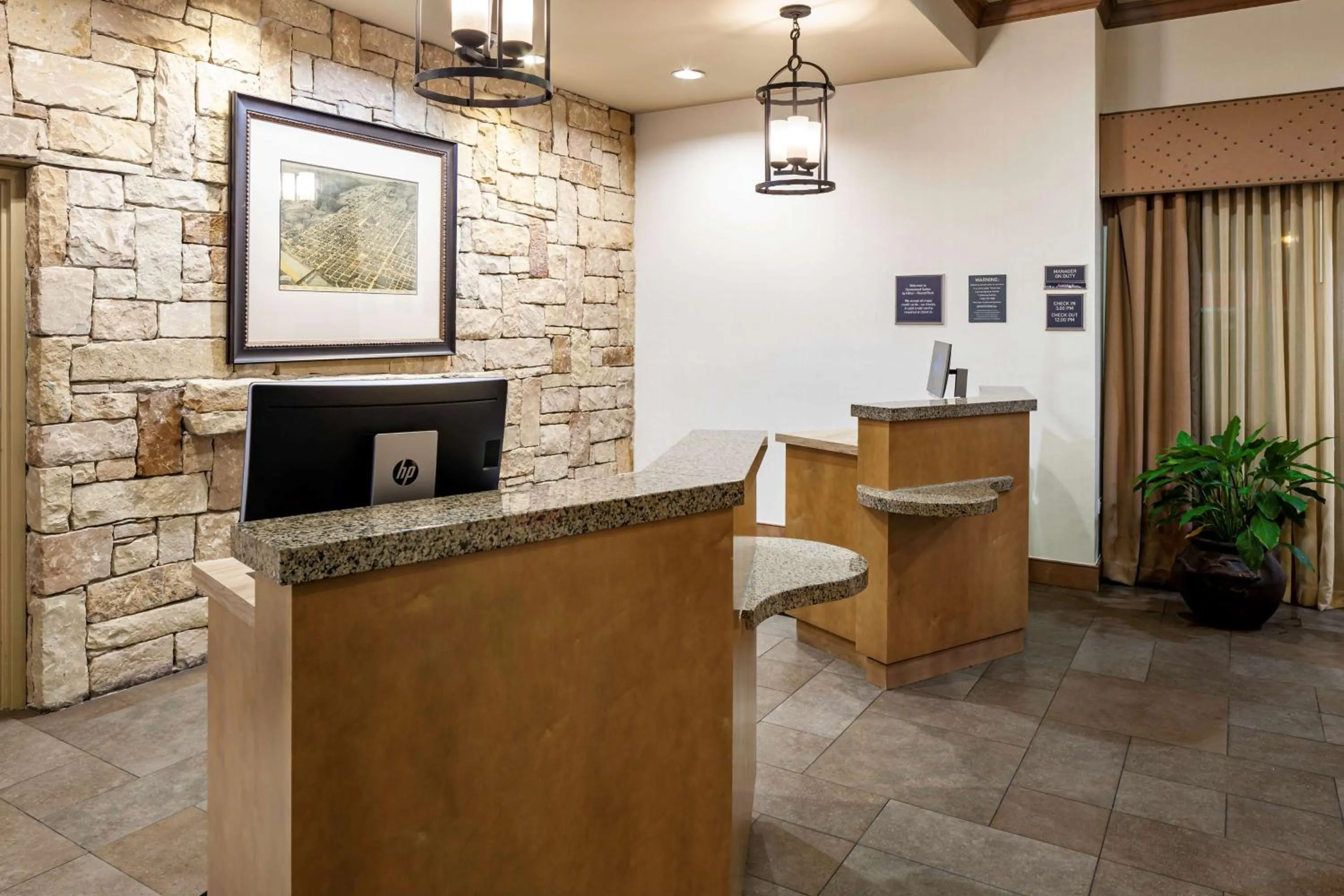 Lobby or reception in Homewood Suites by Hilton Austin/Round Rock
