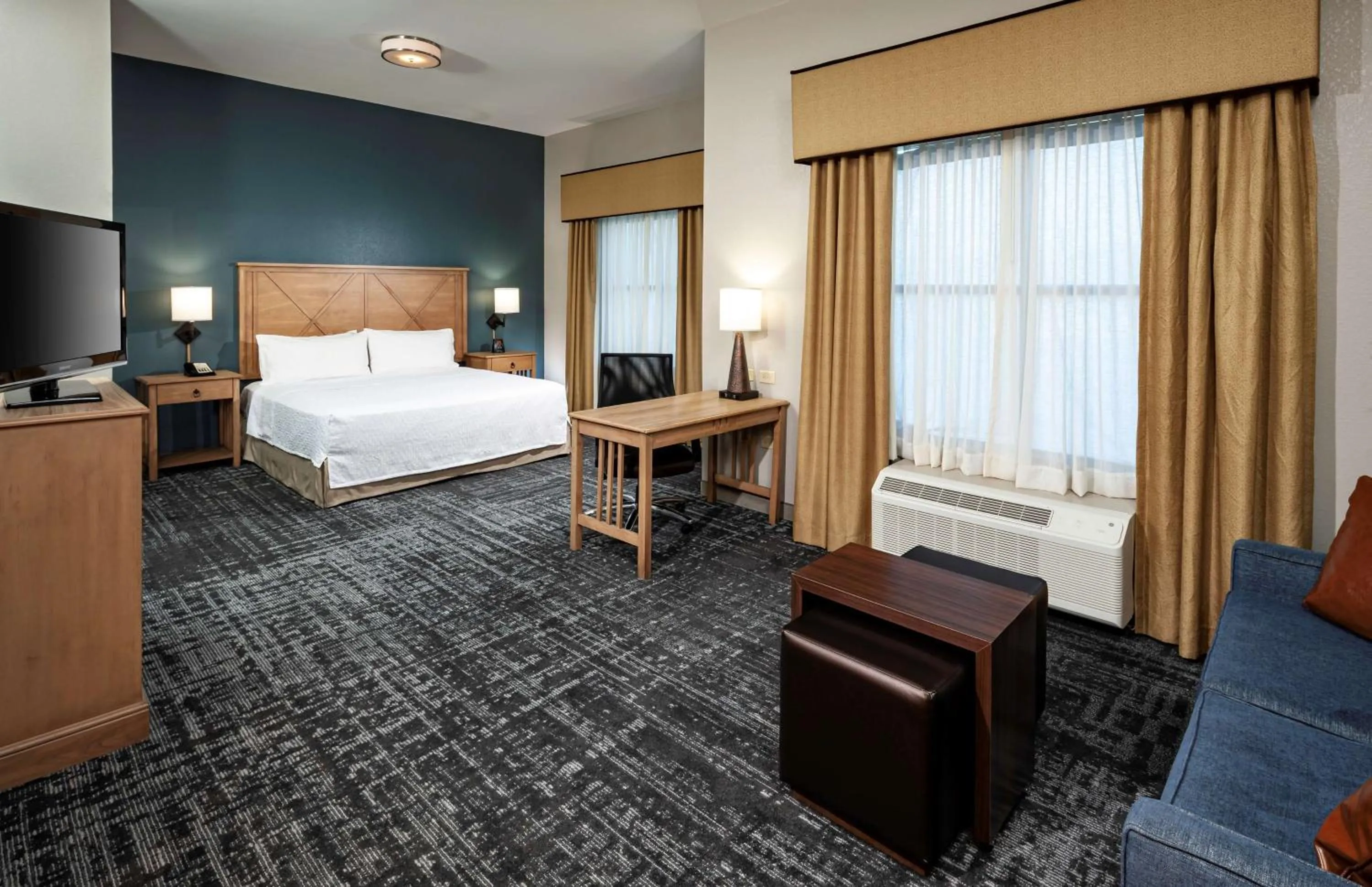 Bedroom, Bed in Homewood Suites by Hilton Austin/Round Rock