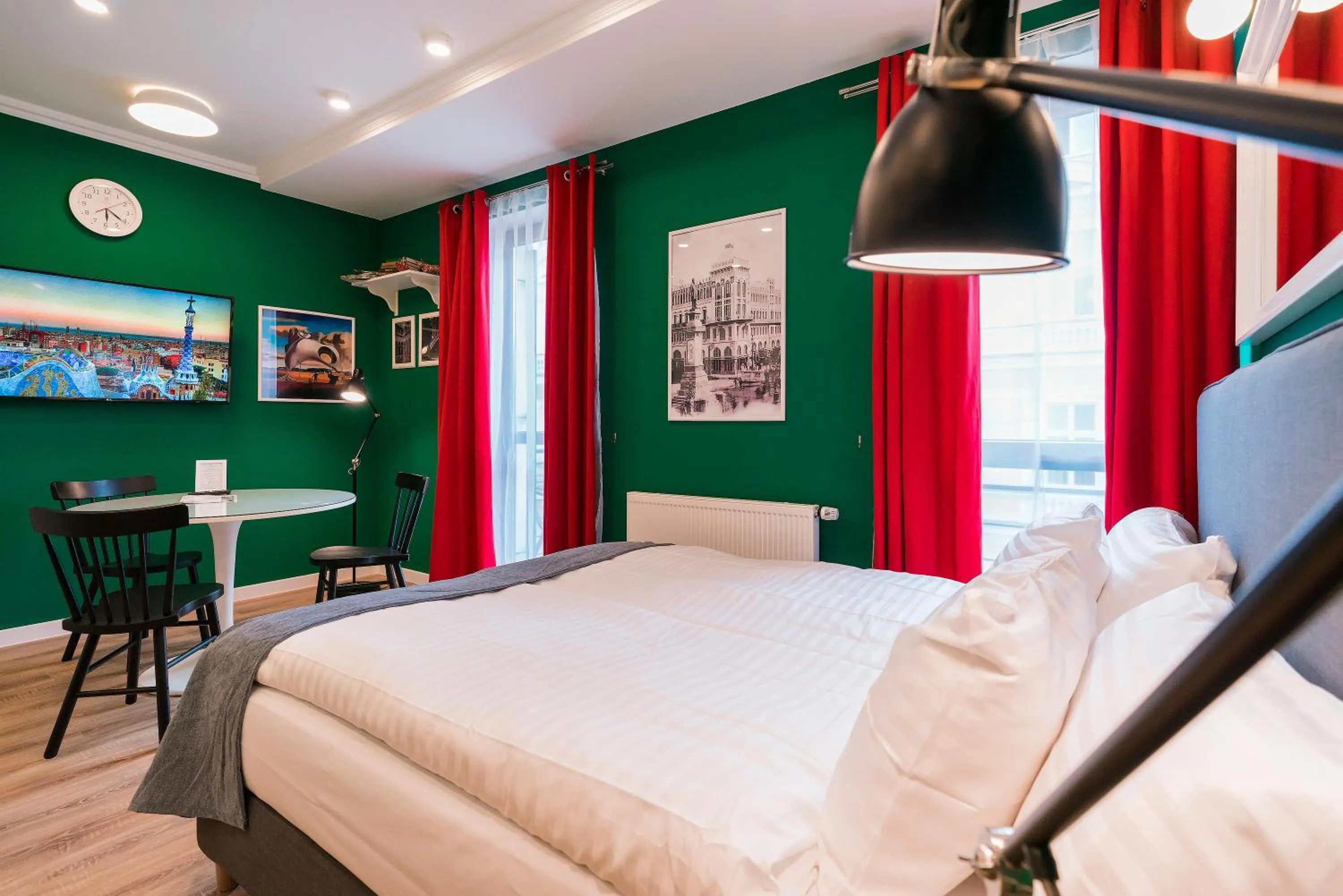 Living room, Bed in Revelton Studios Františkovy Lázně