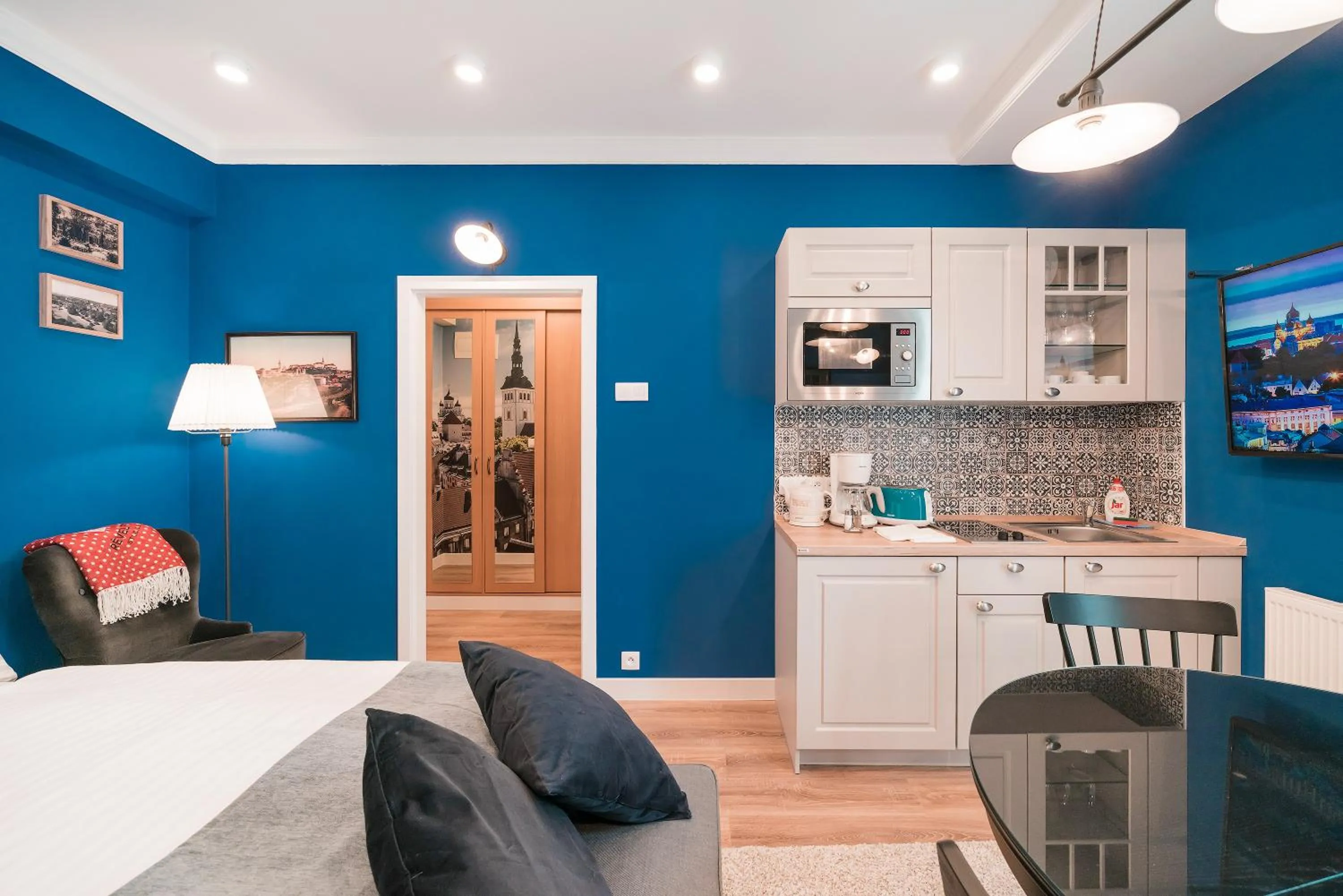 Photo of the whole room in Revelton Studios Františkovy Lázně