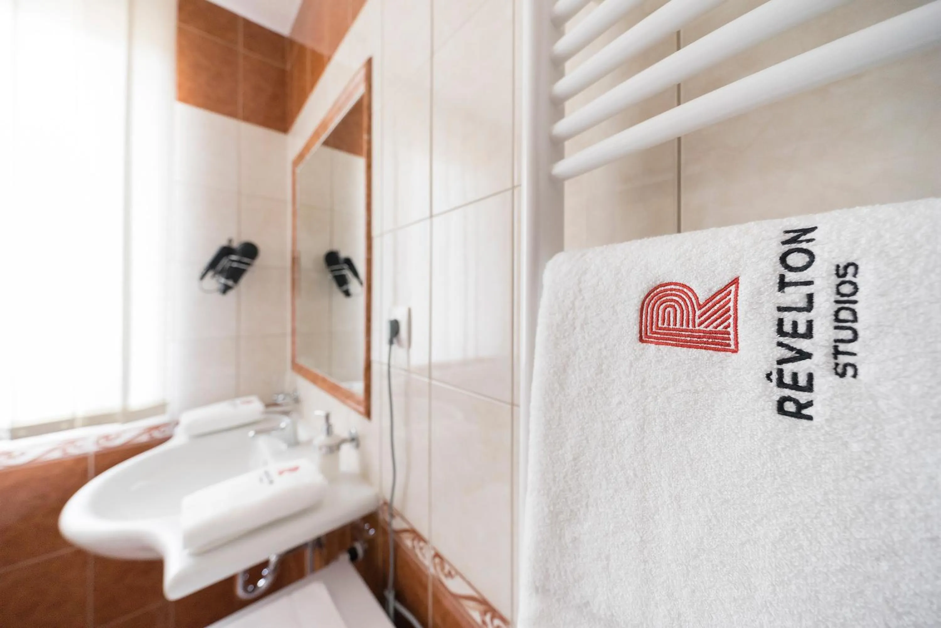 Bathroom in Revelton Studios Františkovy Lázně