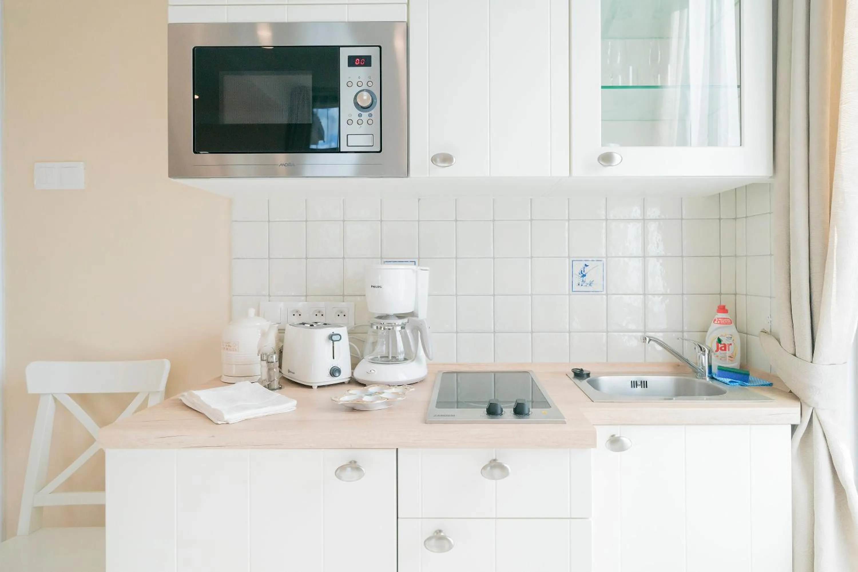 kitchen in Revelton Studios Františkovy Lázně