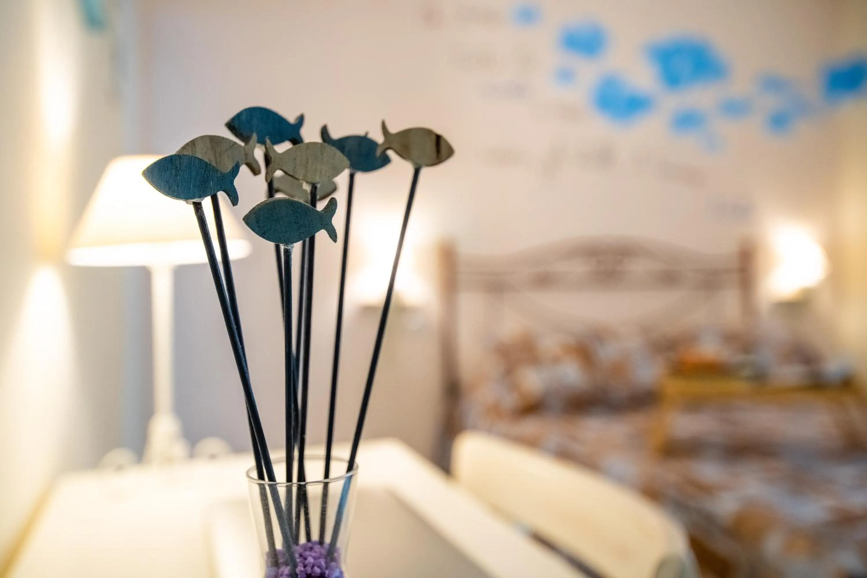 Decorative detail, Bed in Terre Dipinte