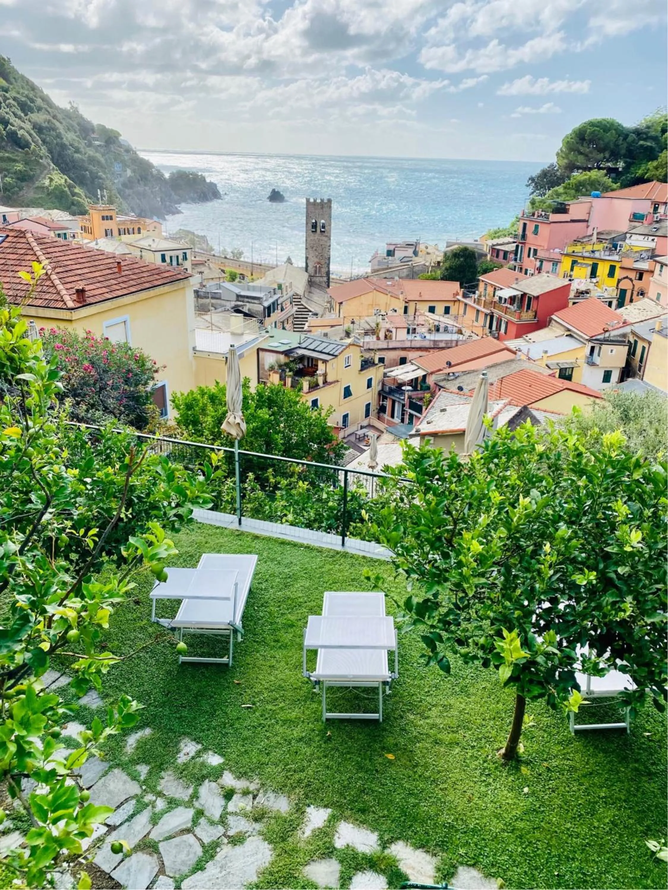 Garden view in Albergo Degli Amici