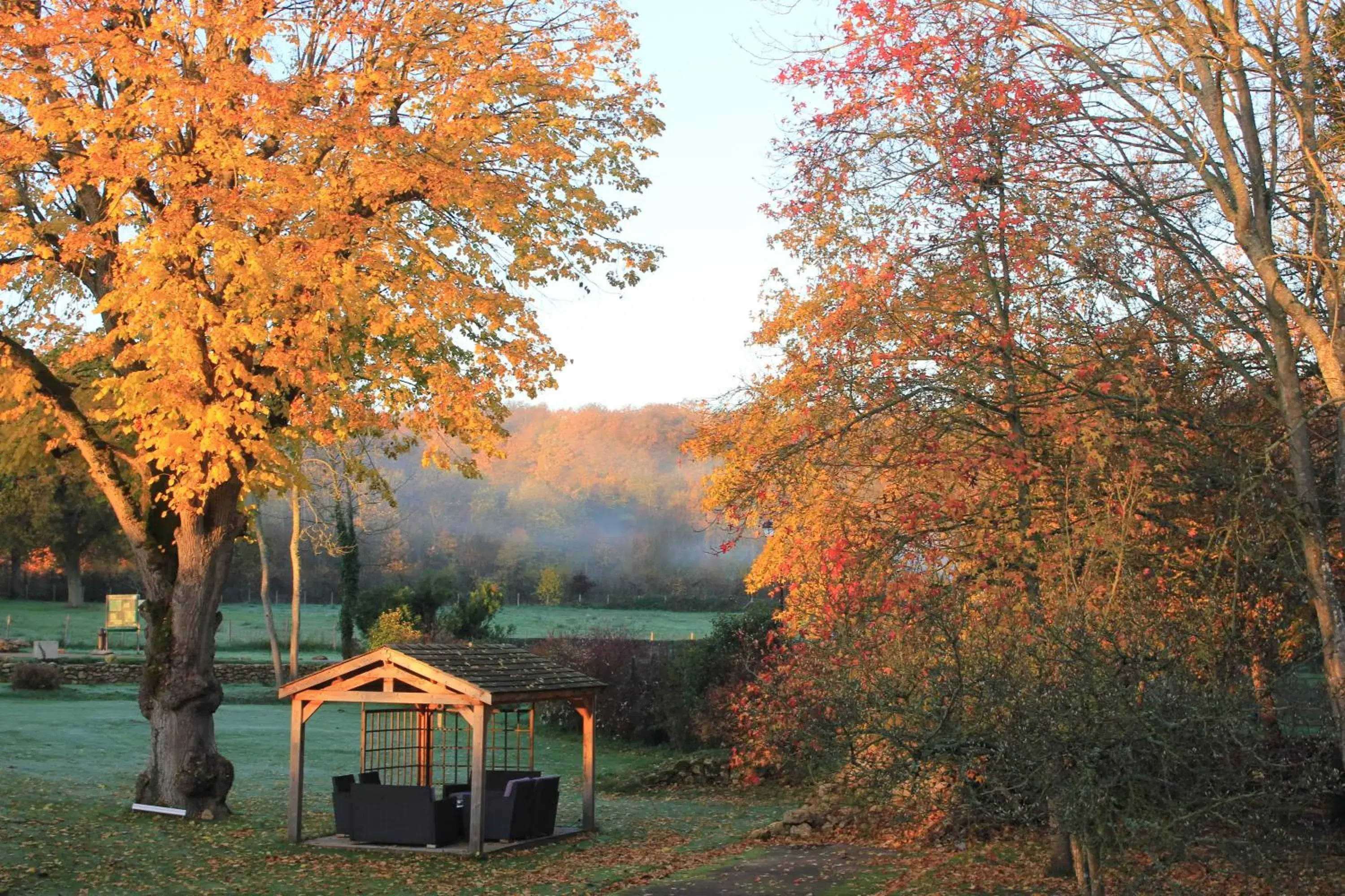 Natural landscape in Logis le Manoir de Sauvegrain