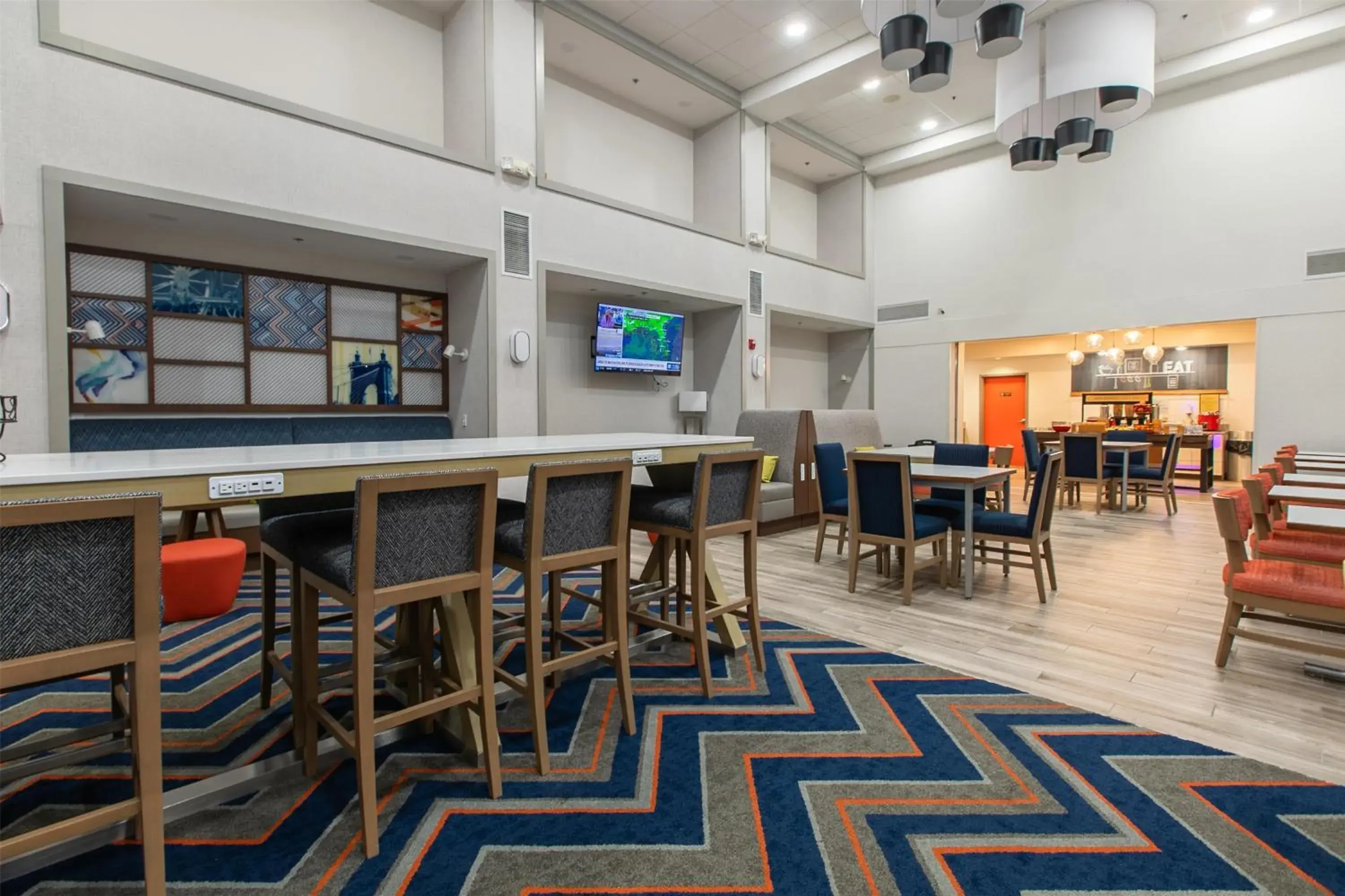 Lobby or reception in Hampton Inn & Suites Wilder Lobby or reception in Hampton Inn & Suites Wilder