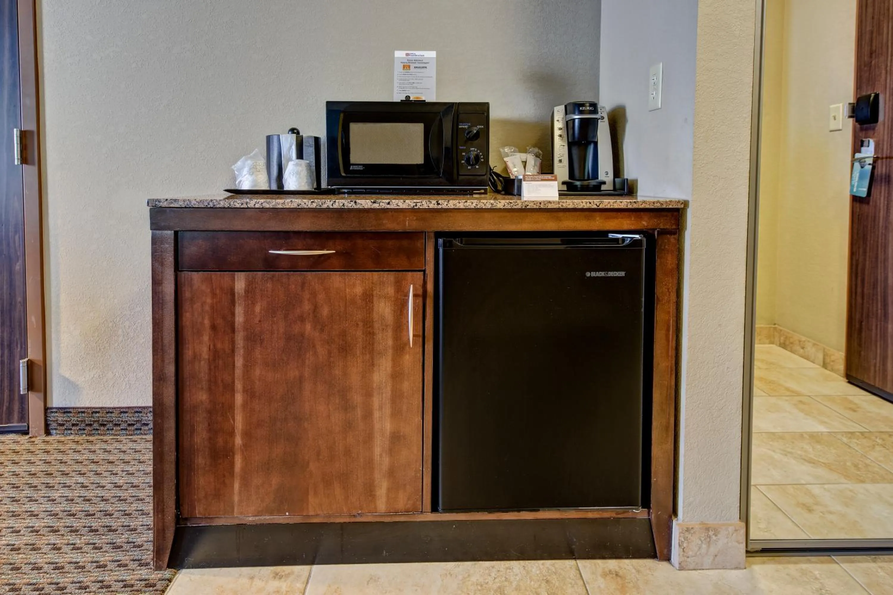 minibar in Hilton Garden Inn Midtown Tulsa