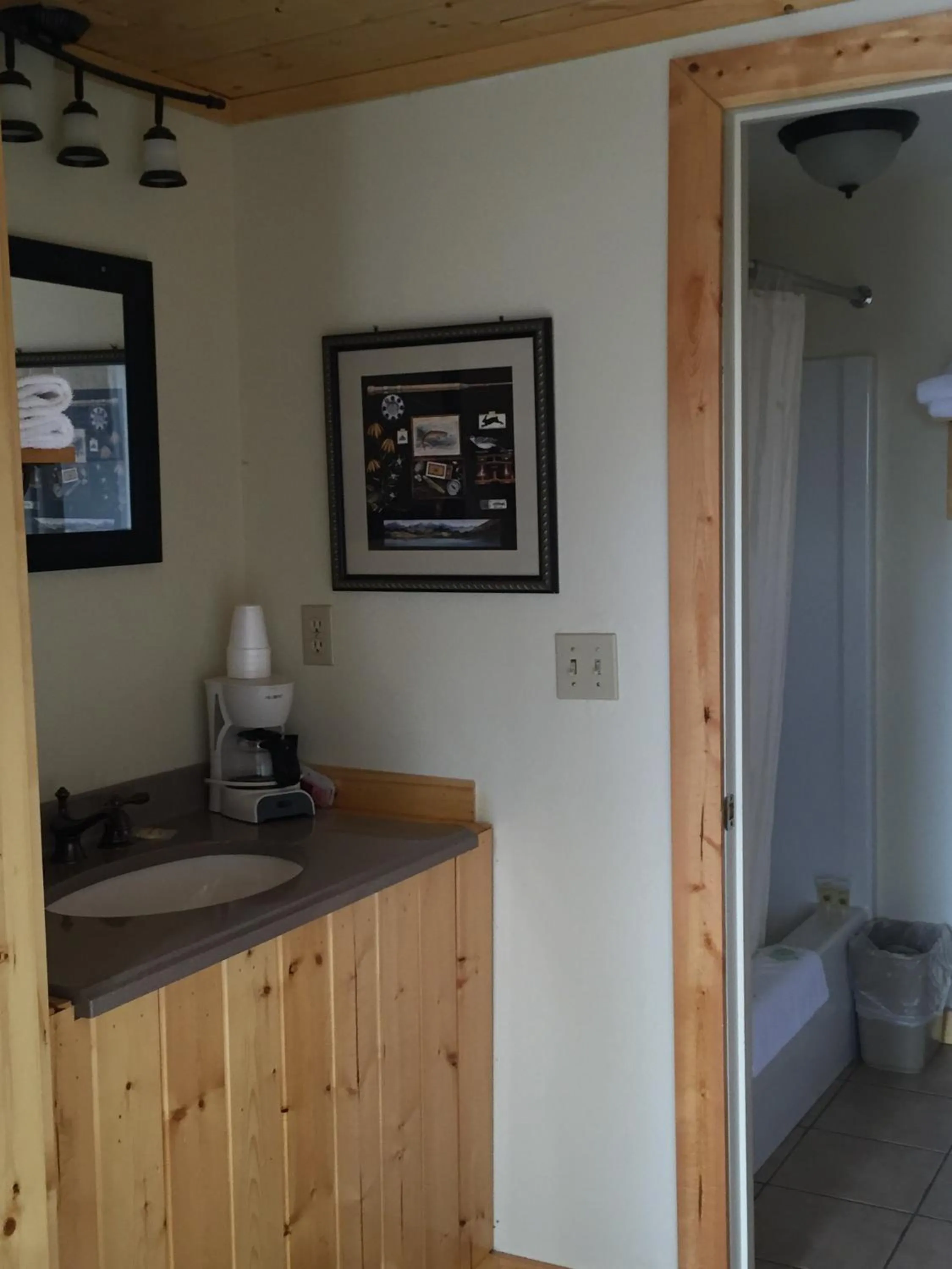 Bathroom in Z Bar Motel