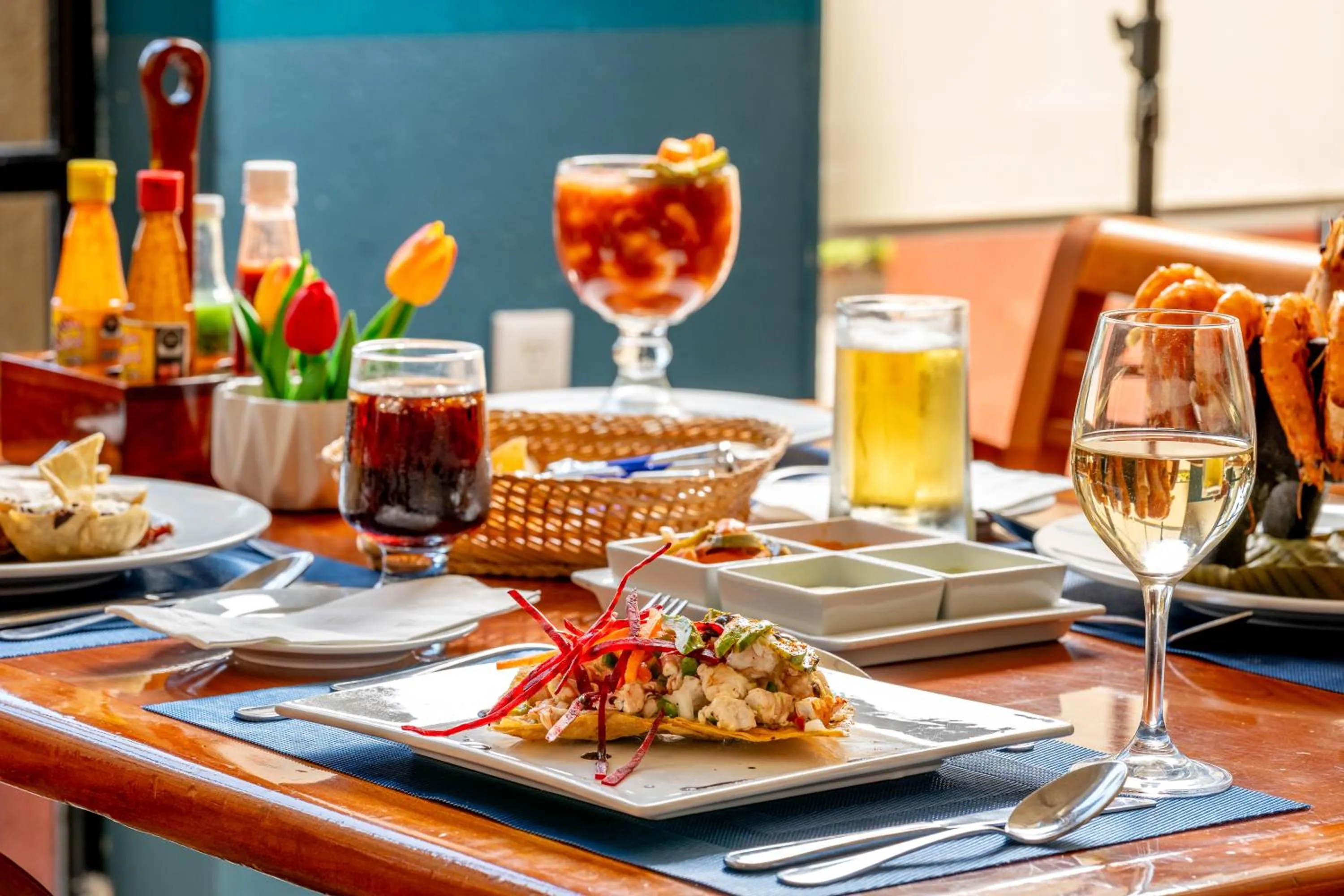 Food and drinks in Fiesta Inn Poza Rica