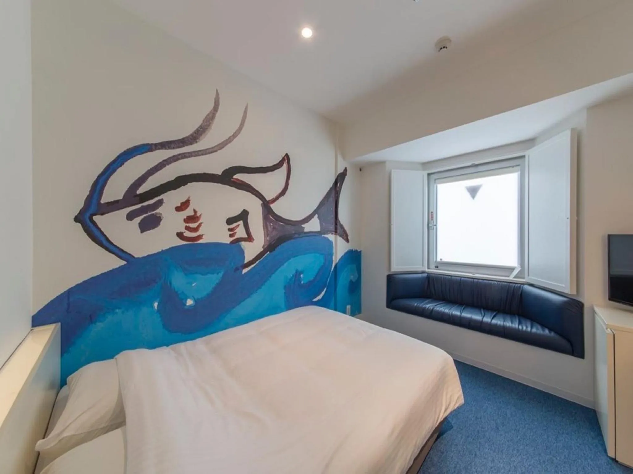 Photo of the whole room, Bed in Hotel Art Stay Naha Kokusai-Dori