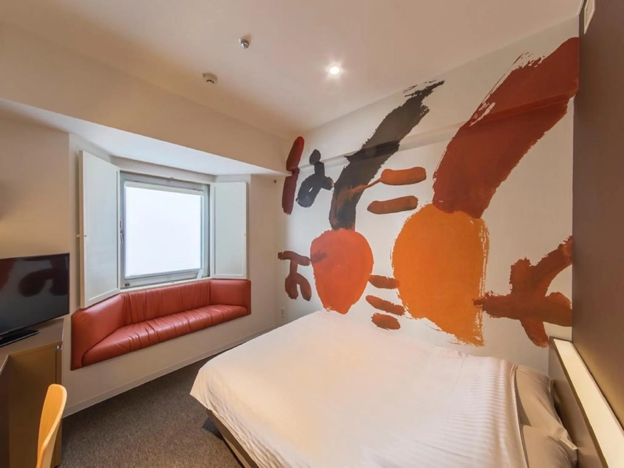 Photo of the whole room, Bed in Hotel Art Stay Naha Kokusai-Dori
