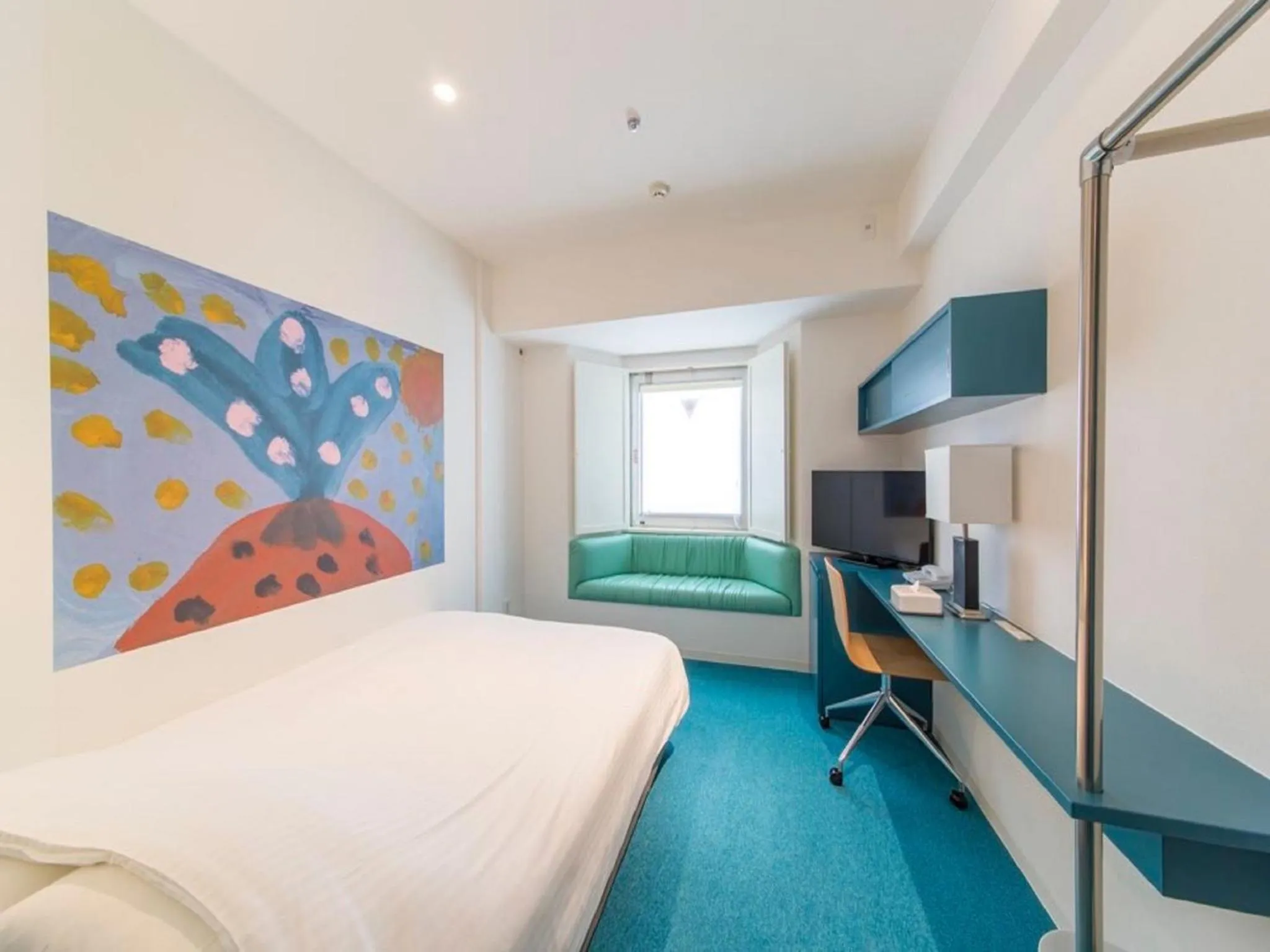 Photo of the whole room, Bed in Hotel Art Stay Naha Kokusai-Dori