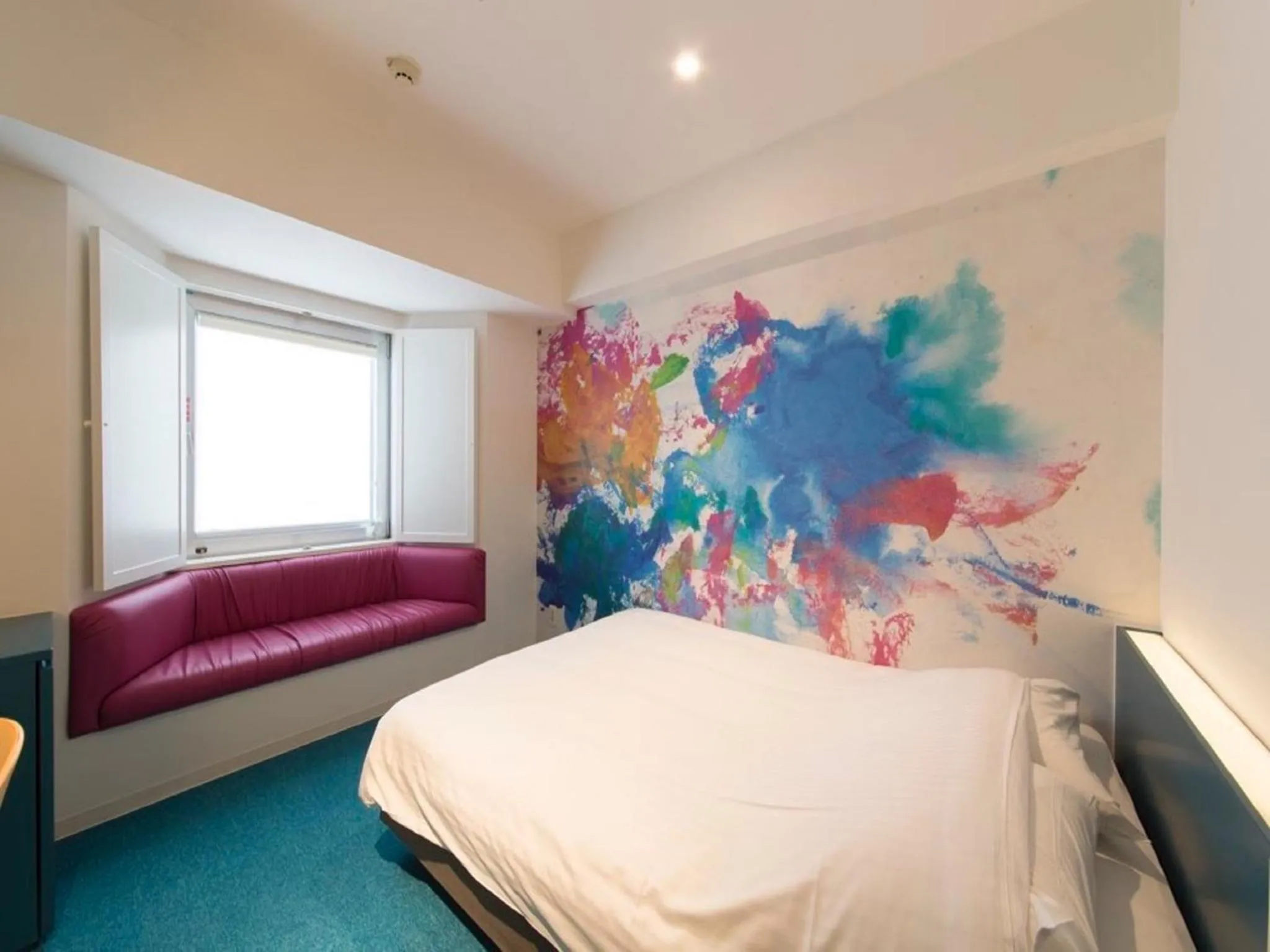 Photo of the whole room, Bed in Hotel Art Stay Naha Kokusai-Dori