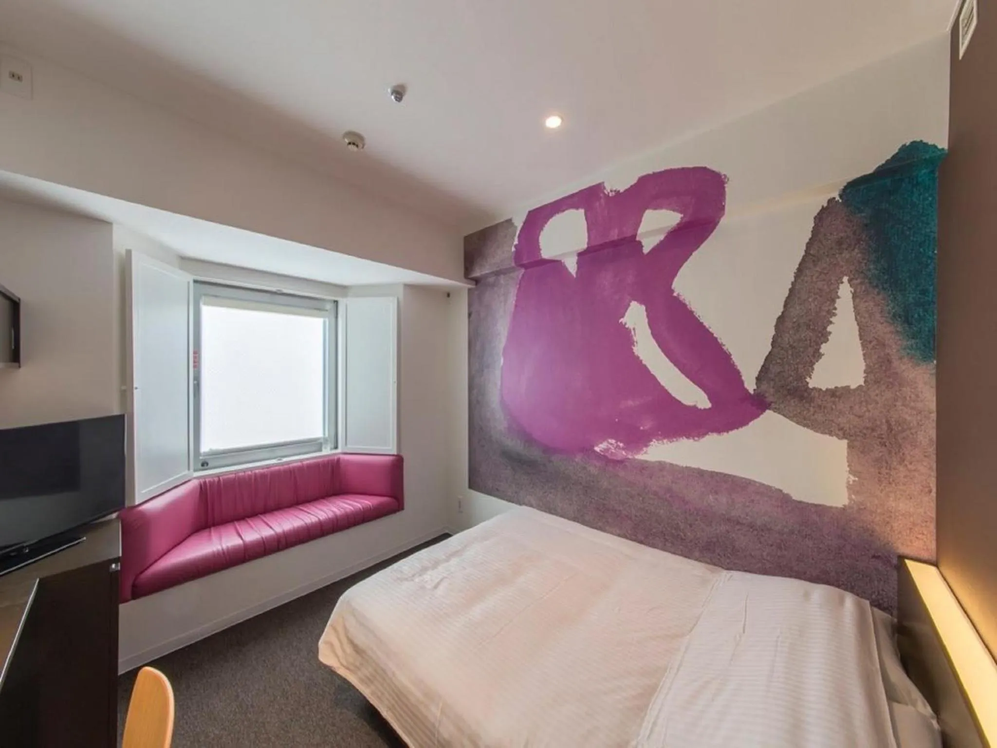 Photo of the whole room, Bed in Hotel Art Stay Naha Kokusai-Dori