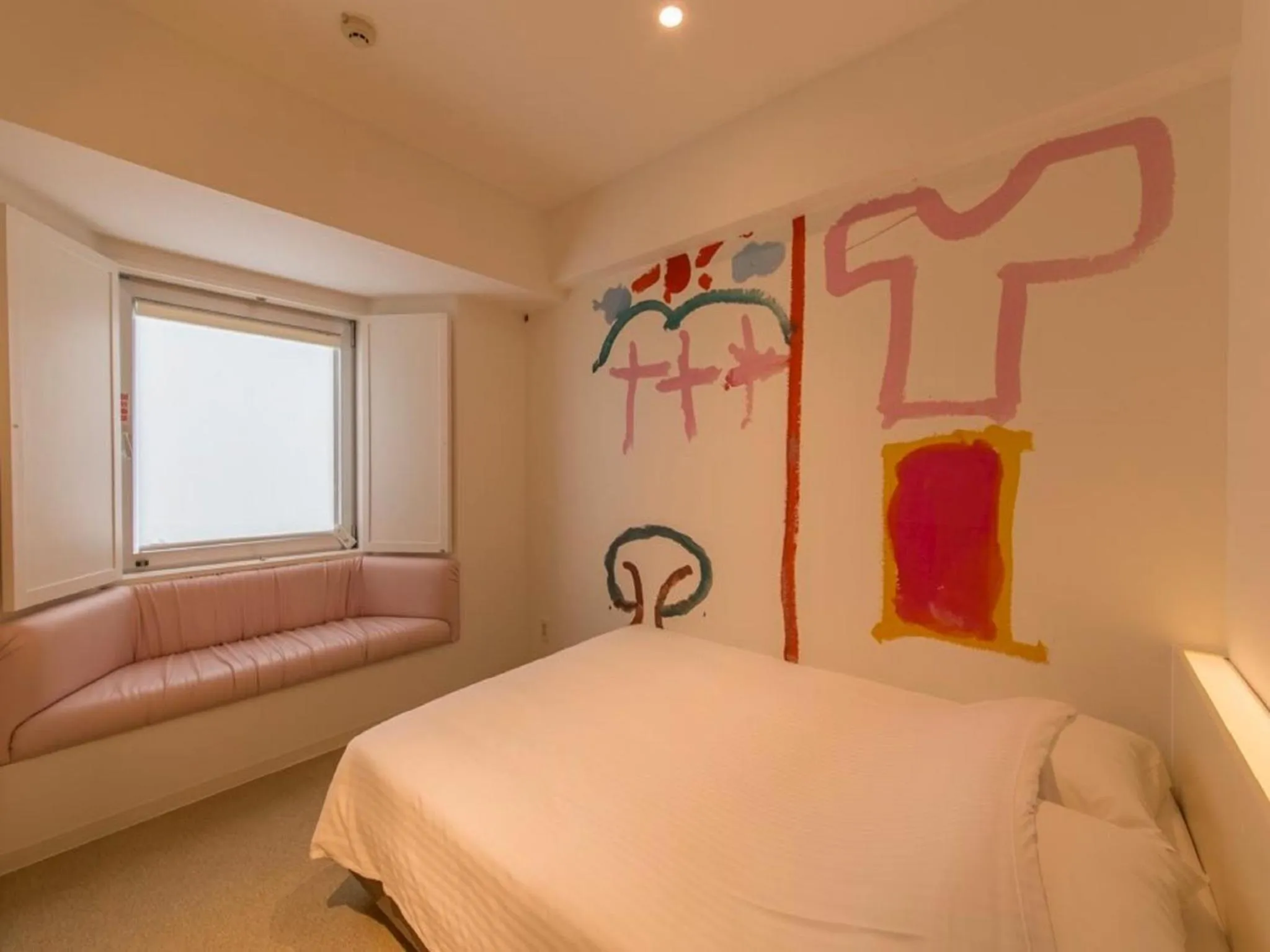 Photo of the whole room, Bed in Hotel Art Stay Naha Kokusai-Dori