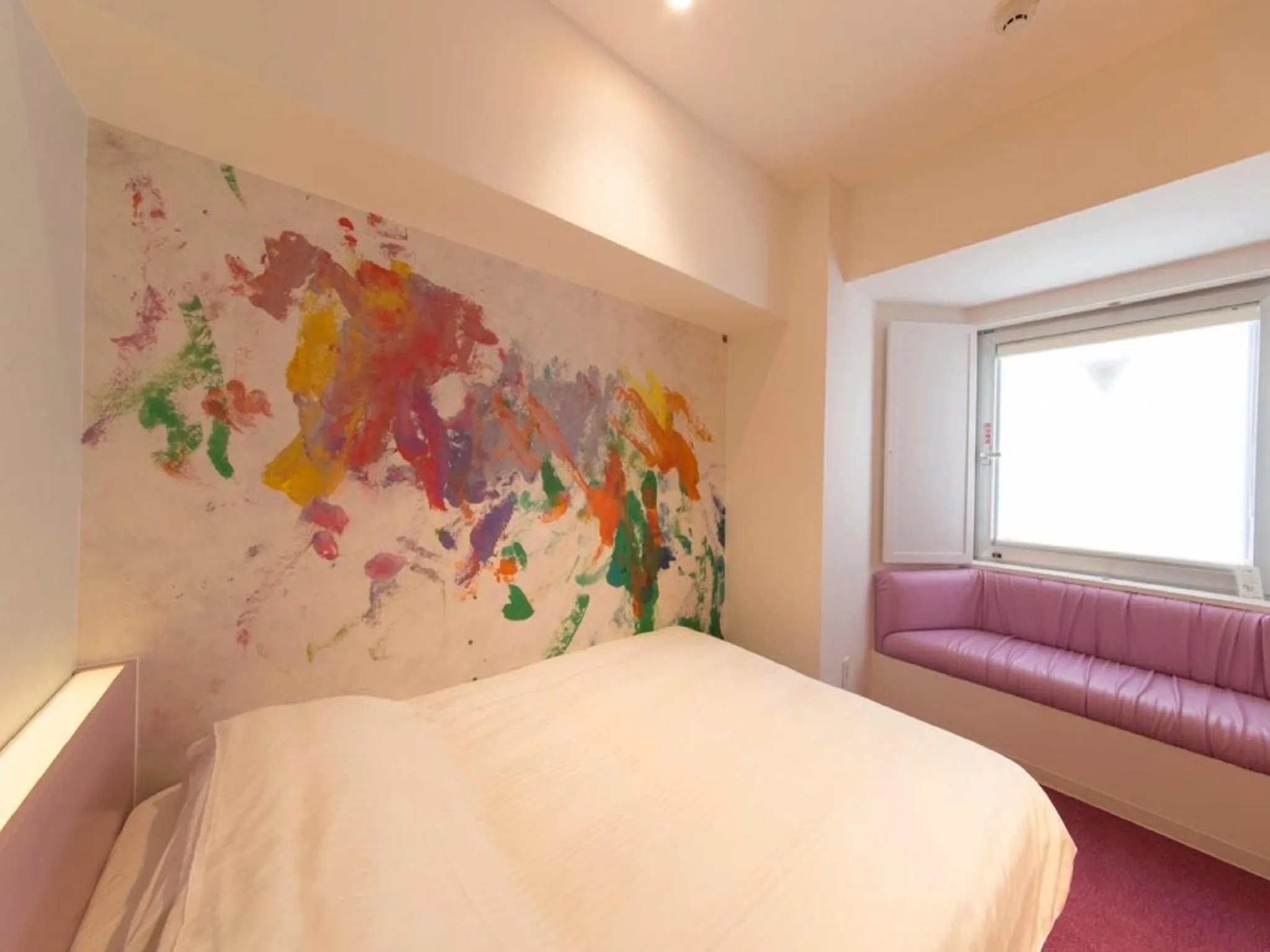 Photo of the whole room, Bed in Hotel Art Stay Naha Kokusai-Dori