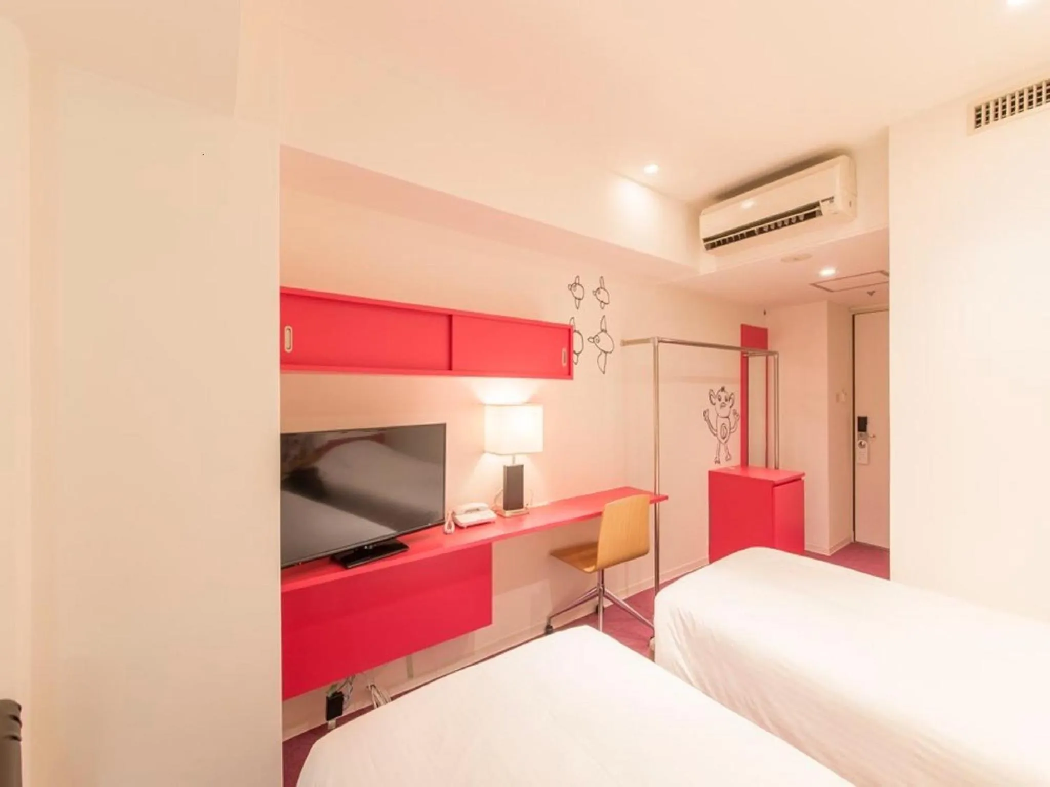 Photo of the whole room, Bed in Hotel Art Stay Naha Kokusai-Dori