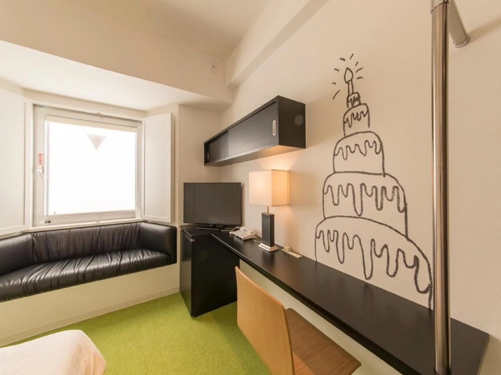 Photo of the whole room, Bed in Hotel Art Stay Naha Kokusai-Dori