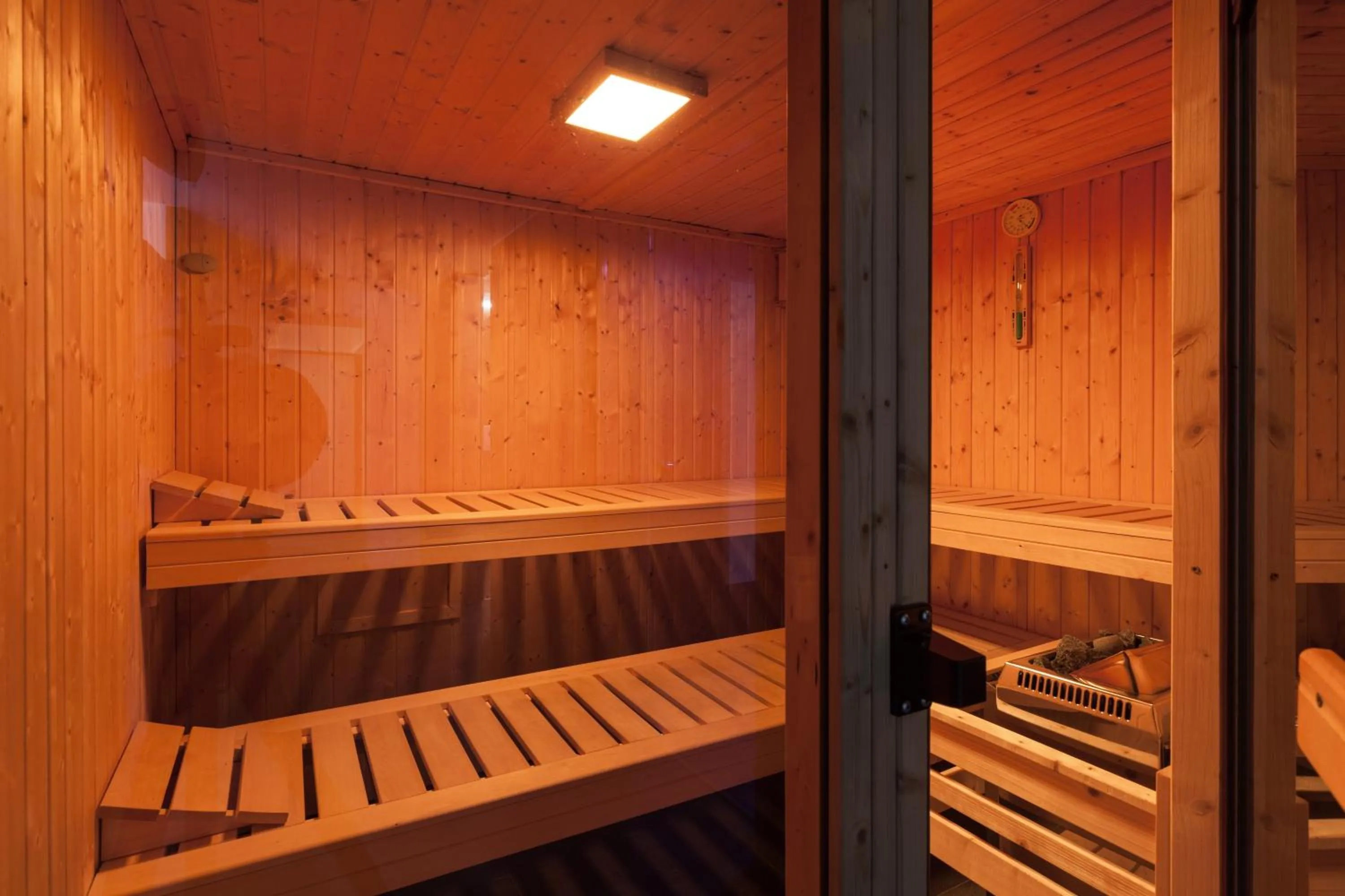Sauna in Elite Alpine Lodge - Apart & Breakfast