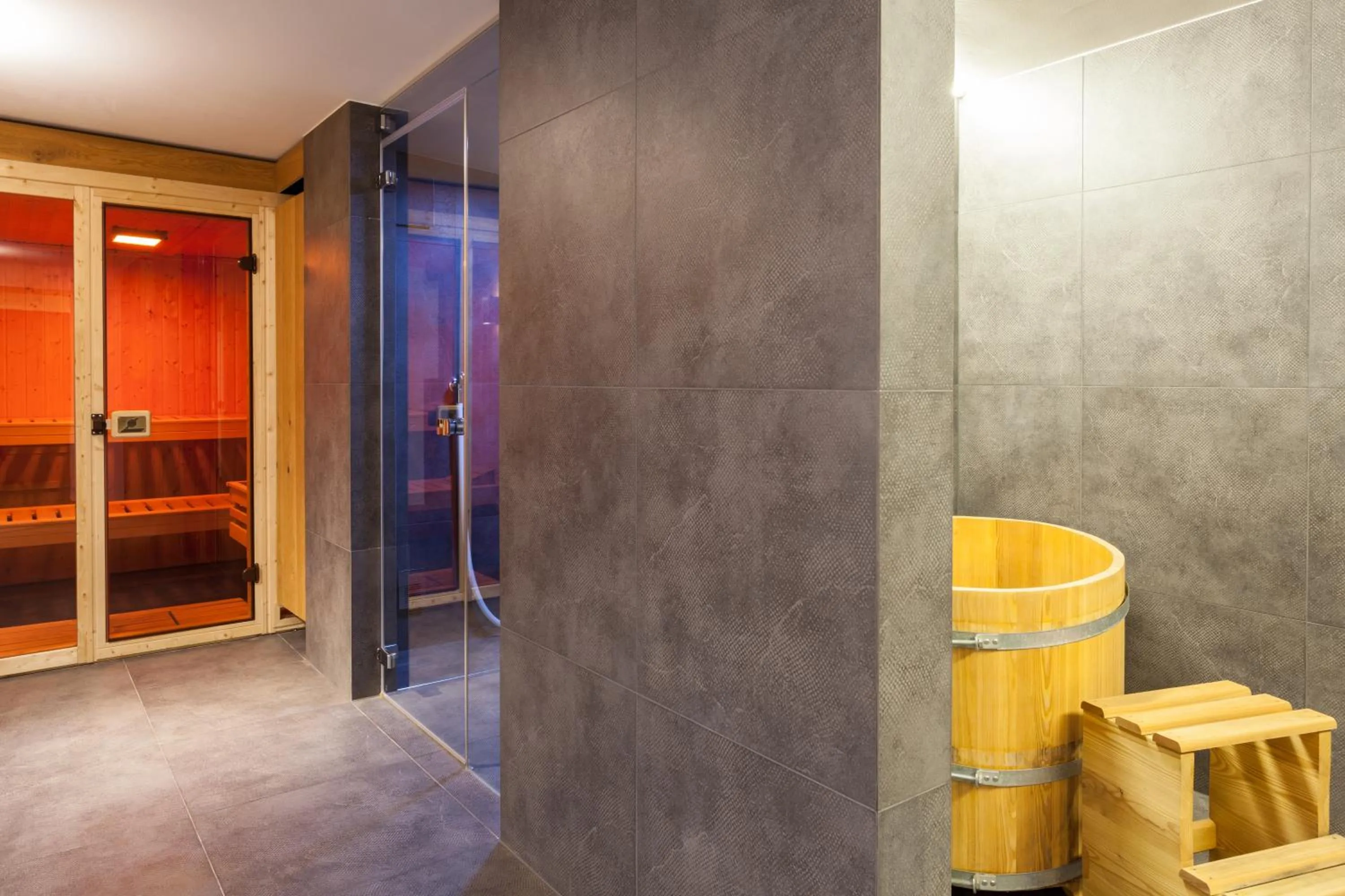 Sauna in Elite Alpine Lodge - Apart & Breakfast