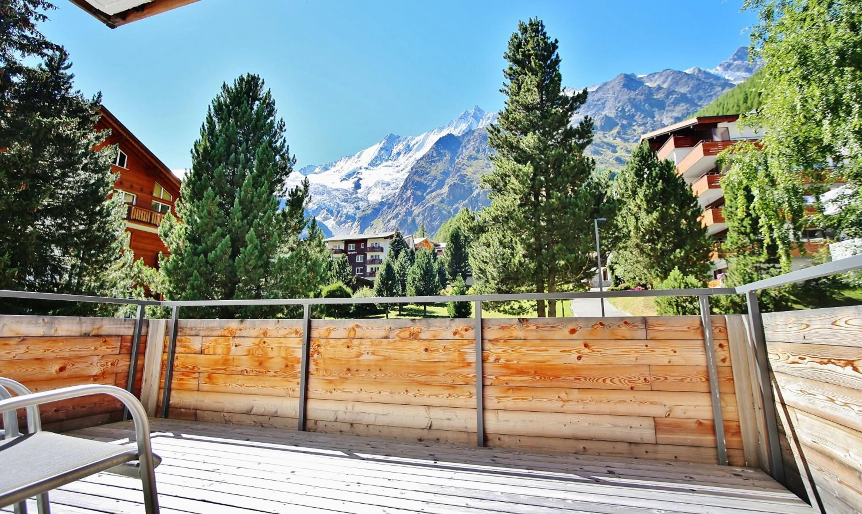 Balcony/Terrace in Elite Alpine Lodge - Apart & Breakfast
