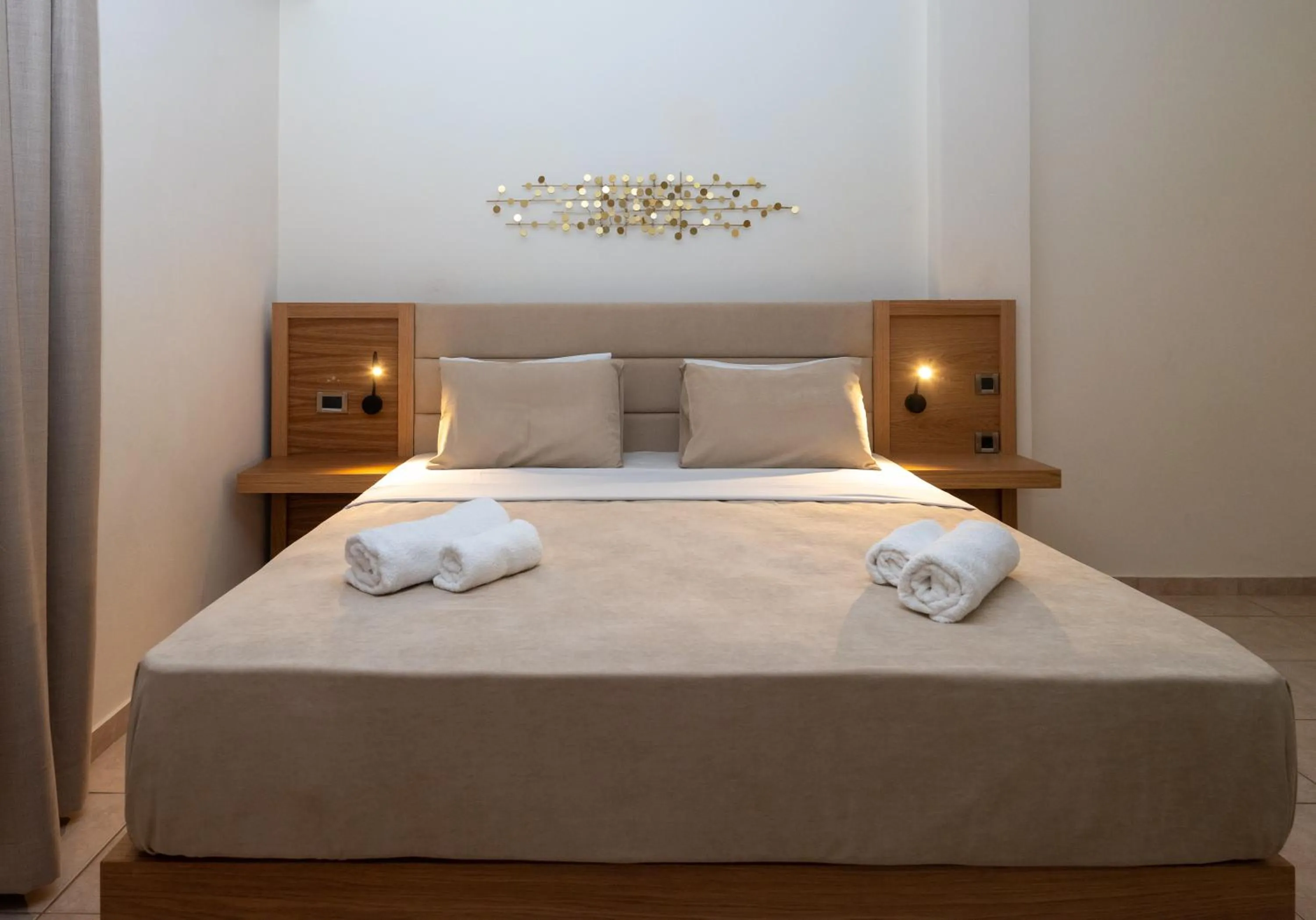 Bed in Calypso Hotel