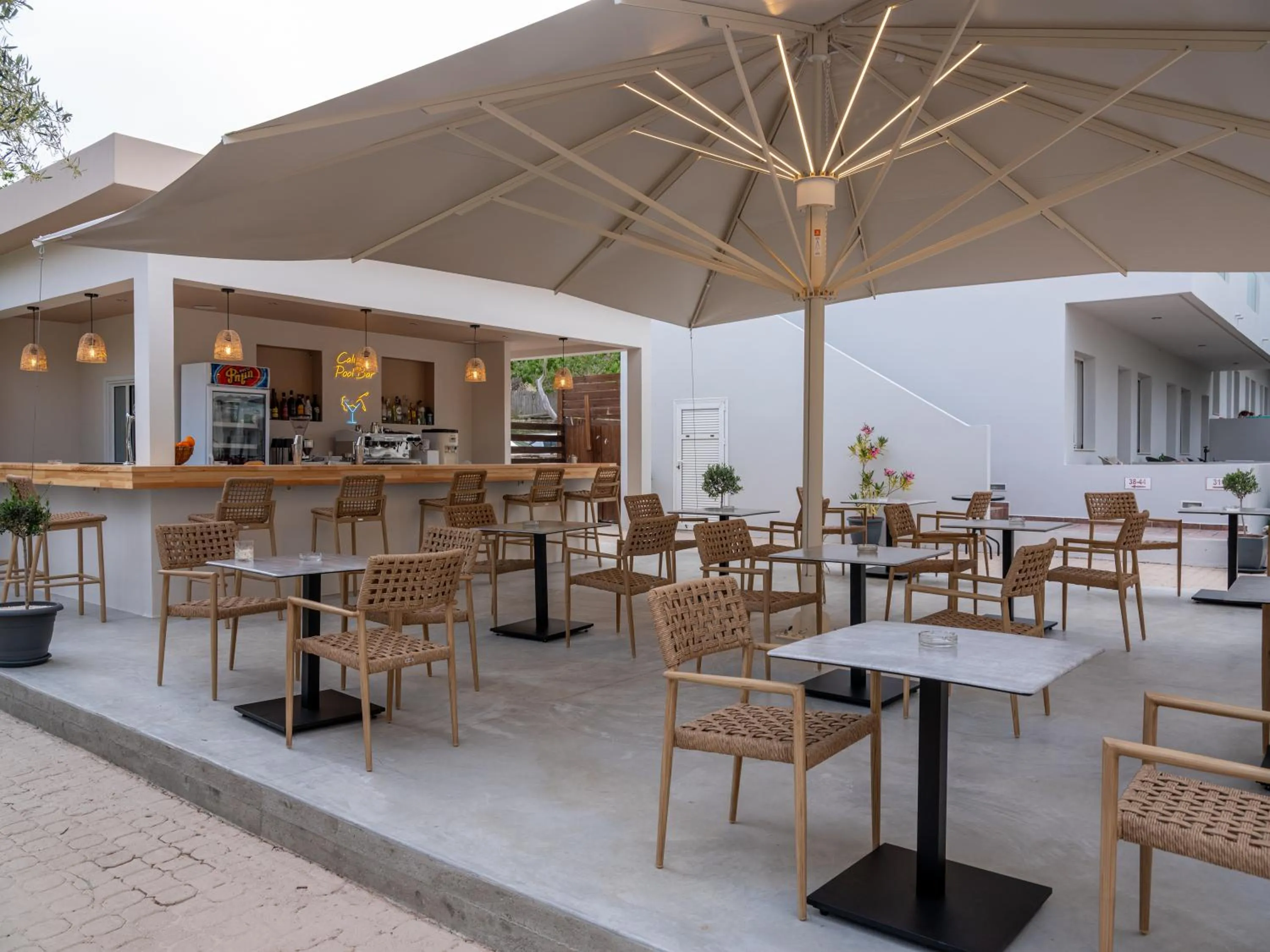 Patio in Calypso Hotel