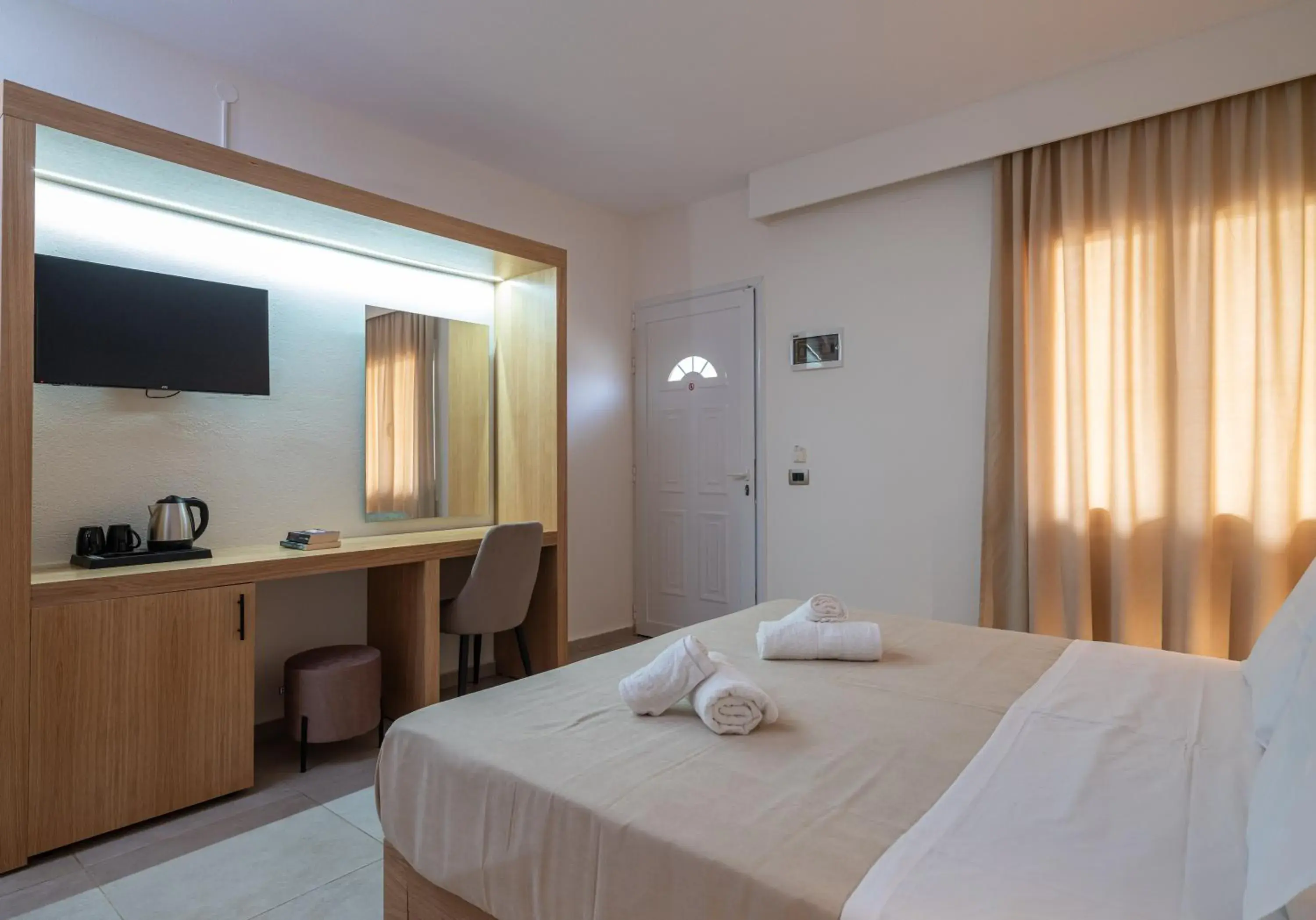 Bed in Calypso Hotel Bed in Calypso Hotel