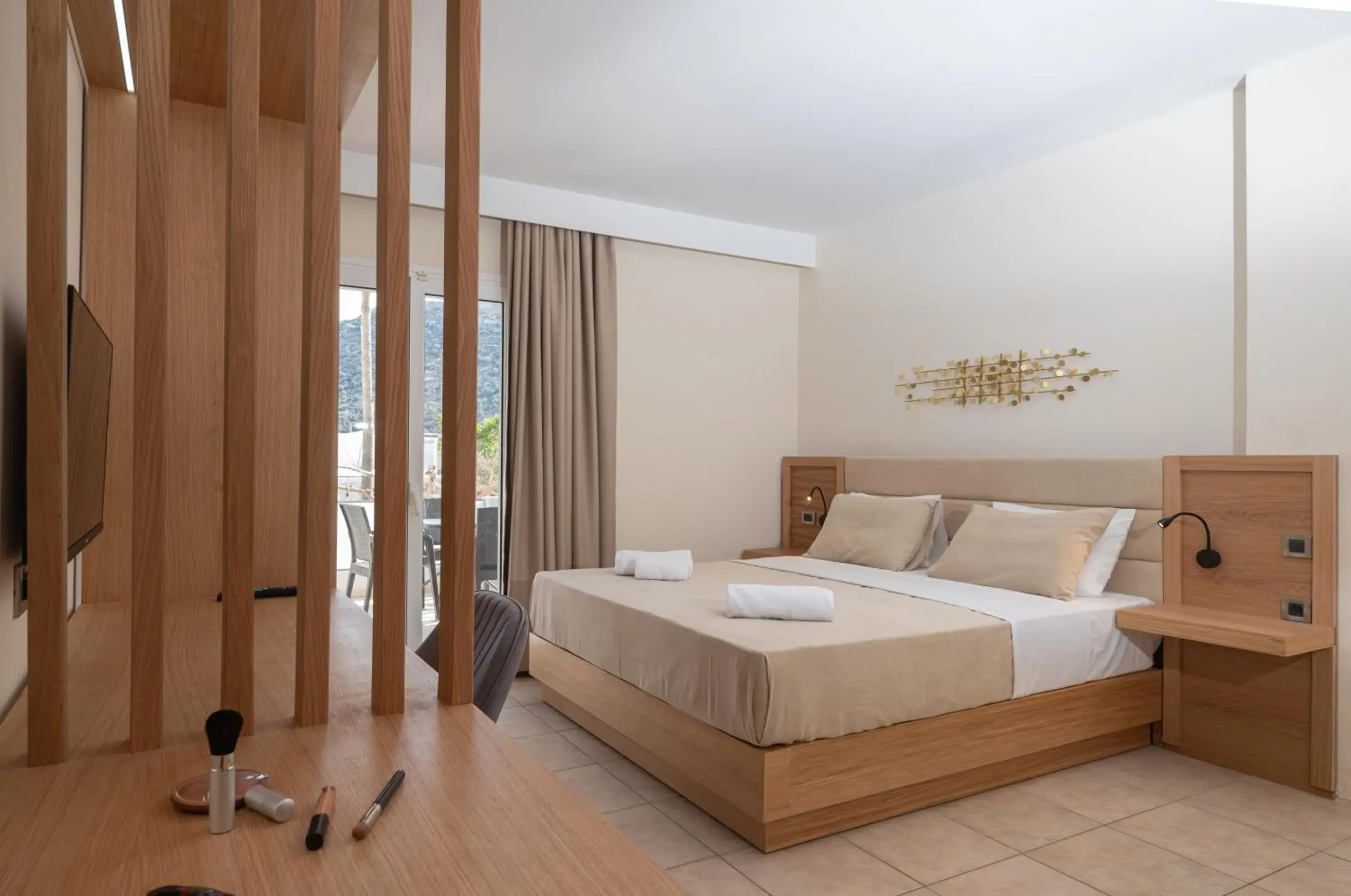 Bed in Calypso Hotel Bed in Calypso Hotel