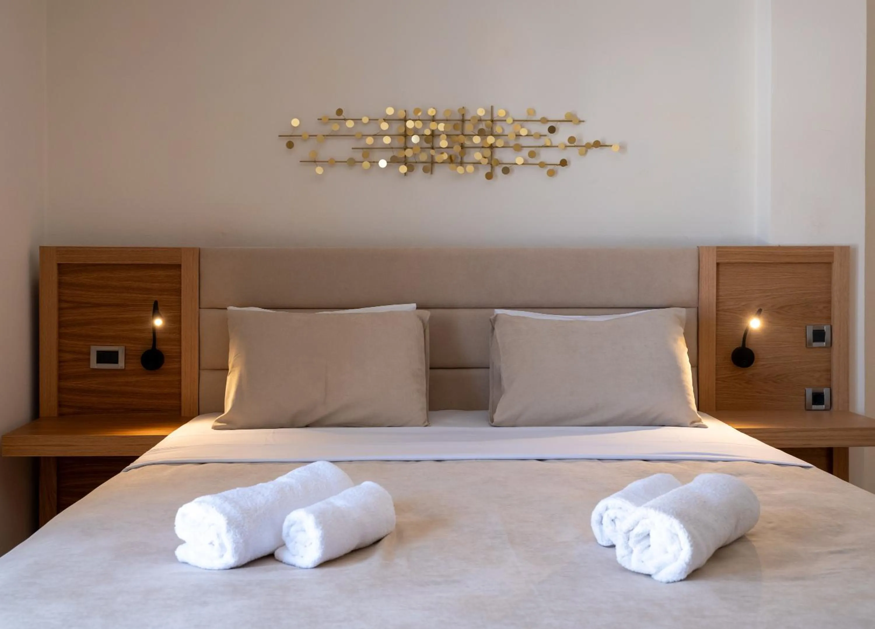 Bed in Calypso Hotel