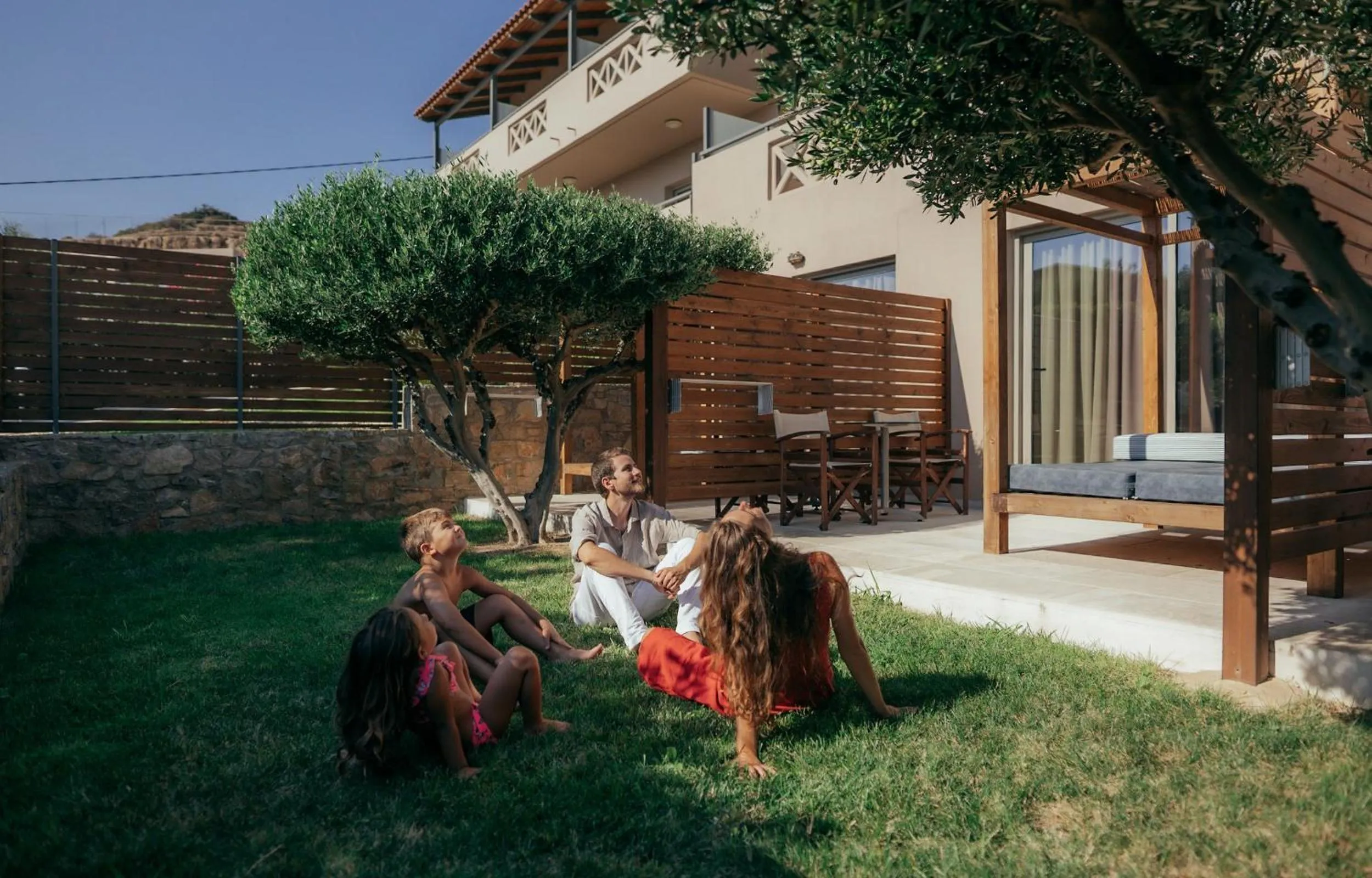 Patio in Paralos Irini Mare